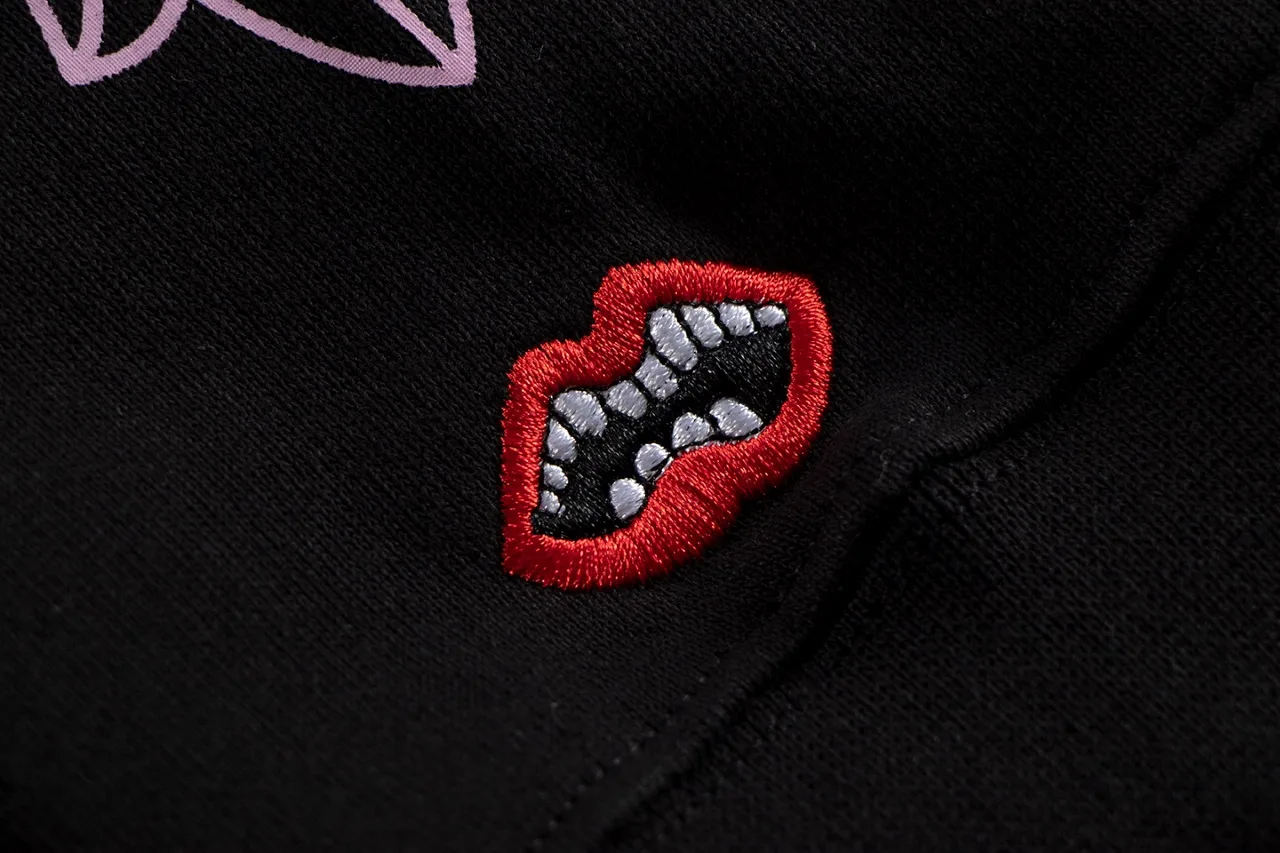 Logo Embroidery Cotton-Blend Hoodie D12515941 — view 7