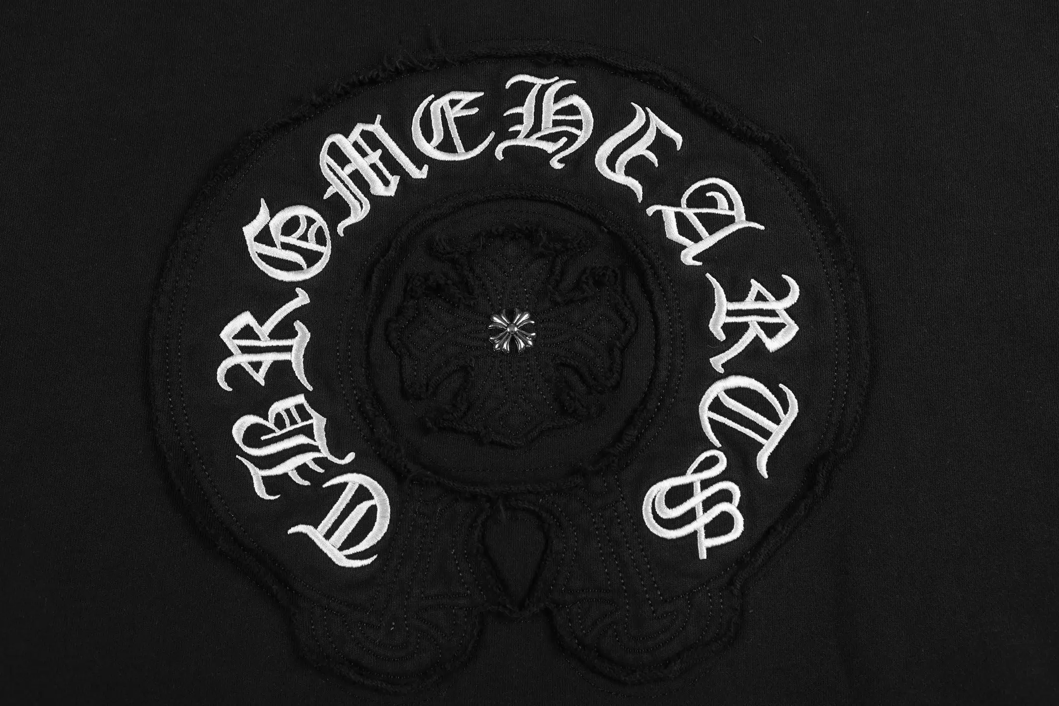 Logo-Embroidered Acid-Wash Sweatshirt D13515939 — view 5