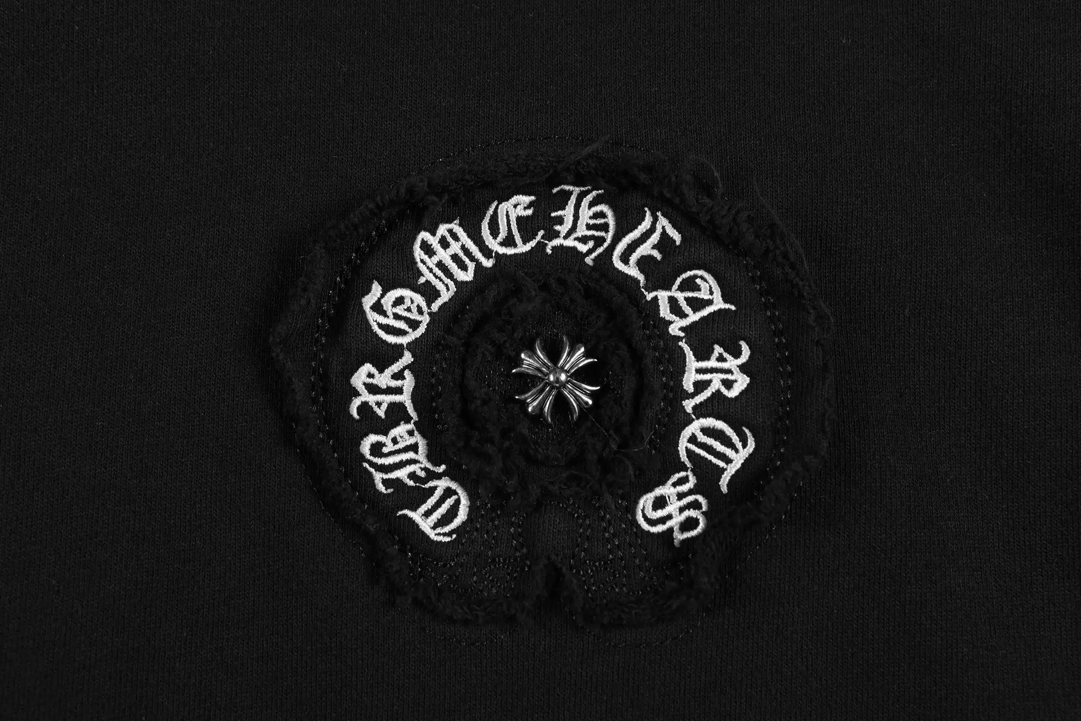 Logo-Embroidered Acid-Wash Sweatshirt D13515939 — view 6