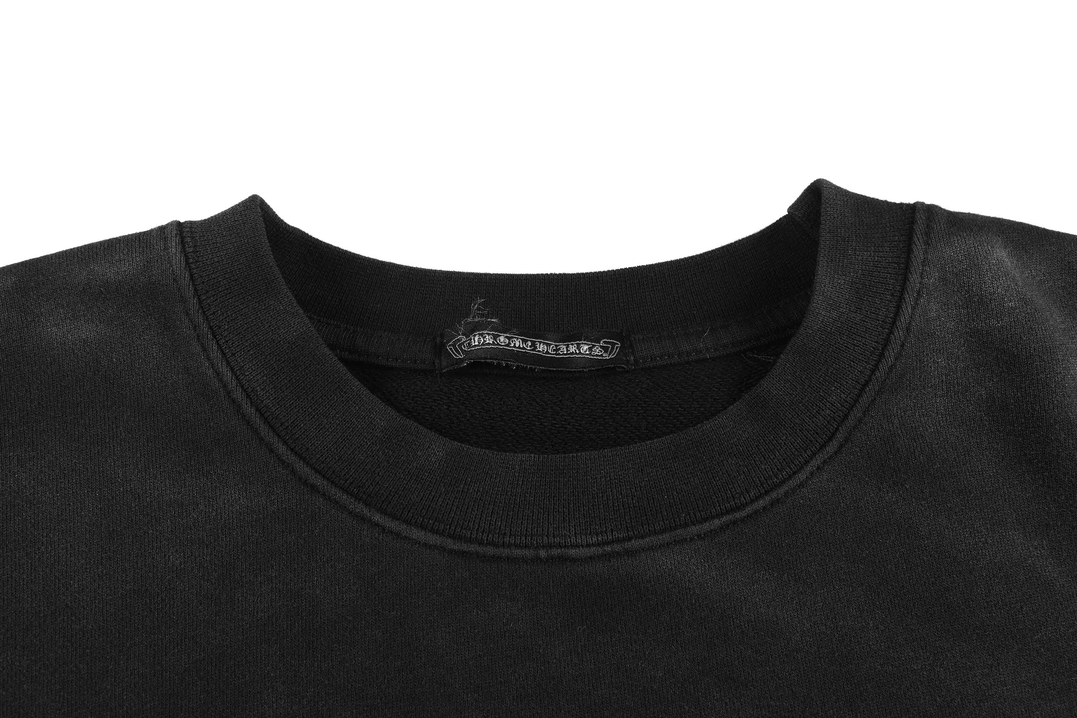 Logo-Embroidered Washed Cotton Sweatshirt D12515938 — view 3