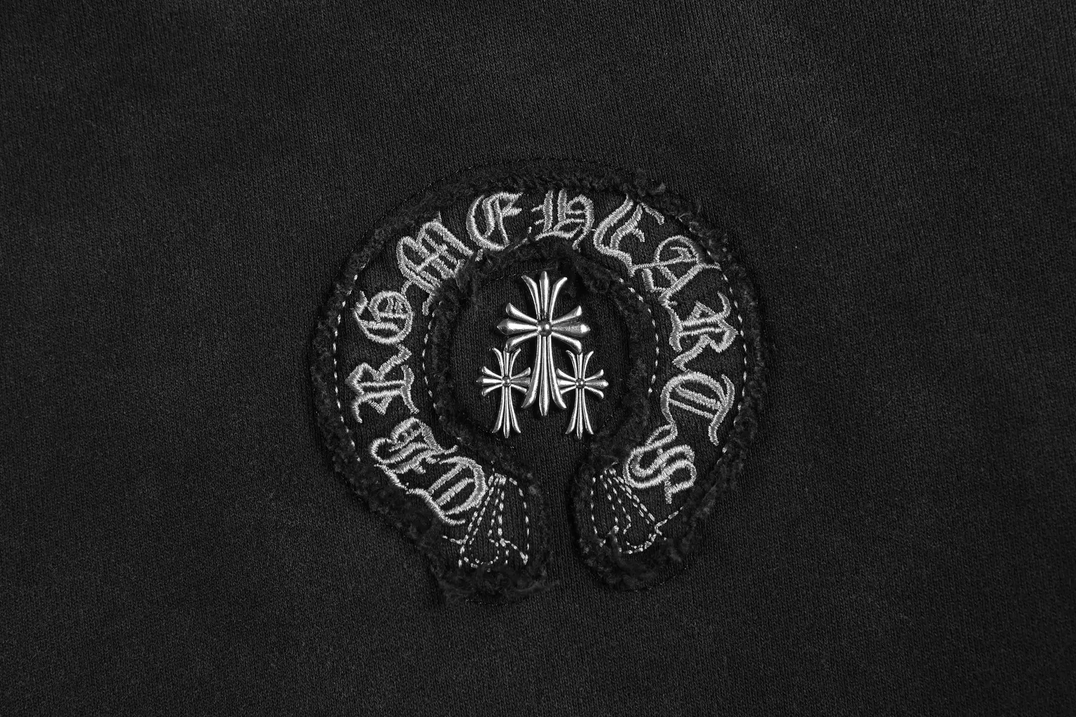 Logo-Embroidered Washed Cotton Sweatshirt D12515938 — view 4