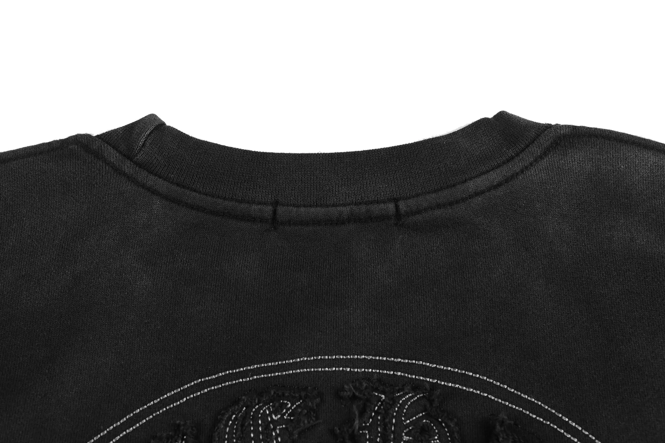 Logo-Embroidered Washed Cotton Sweatshirt D12515938 — view 7