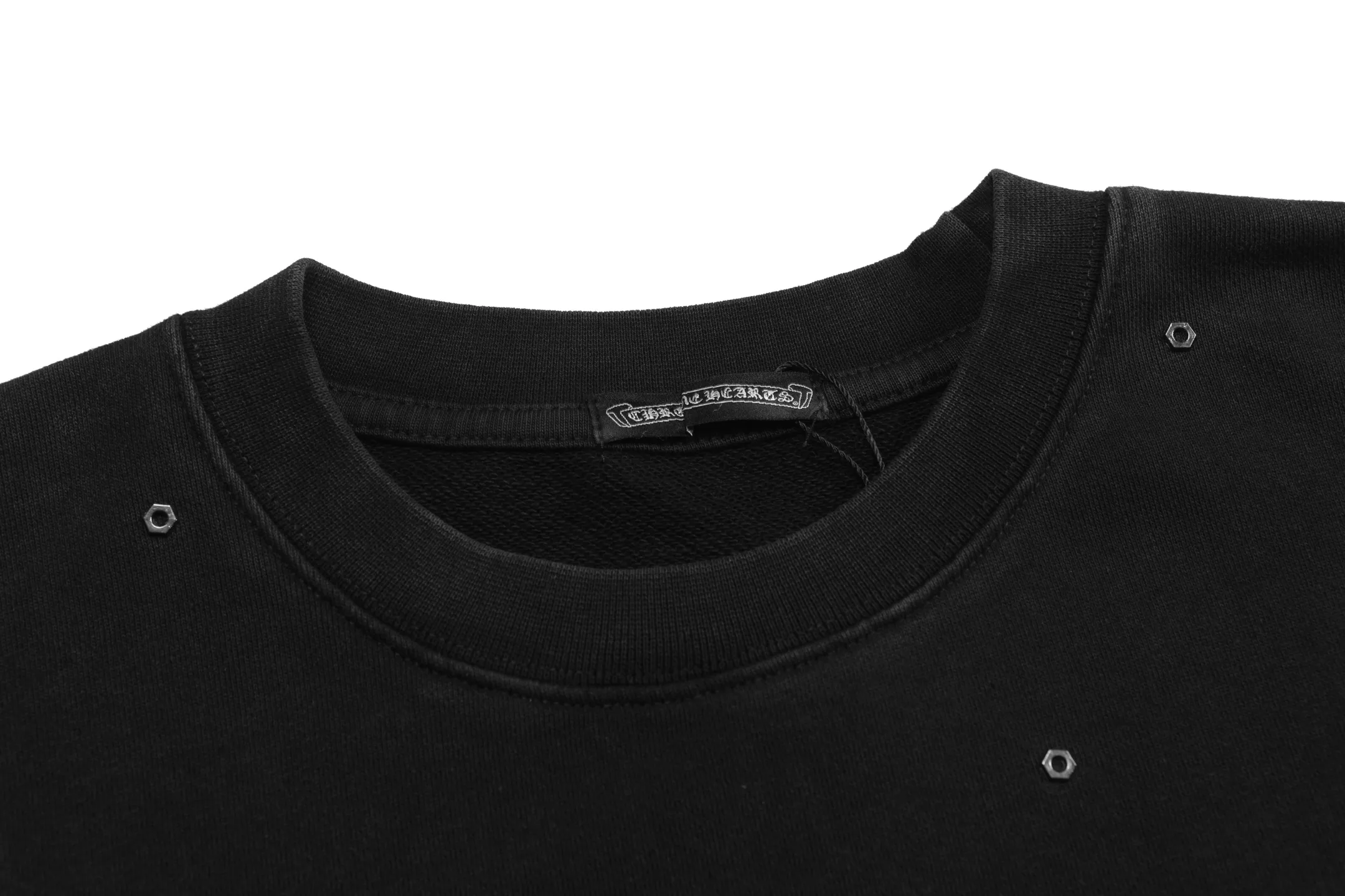 Studded Cross Crew-Neck Sweatshirt D12815936 — view 4