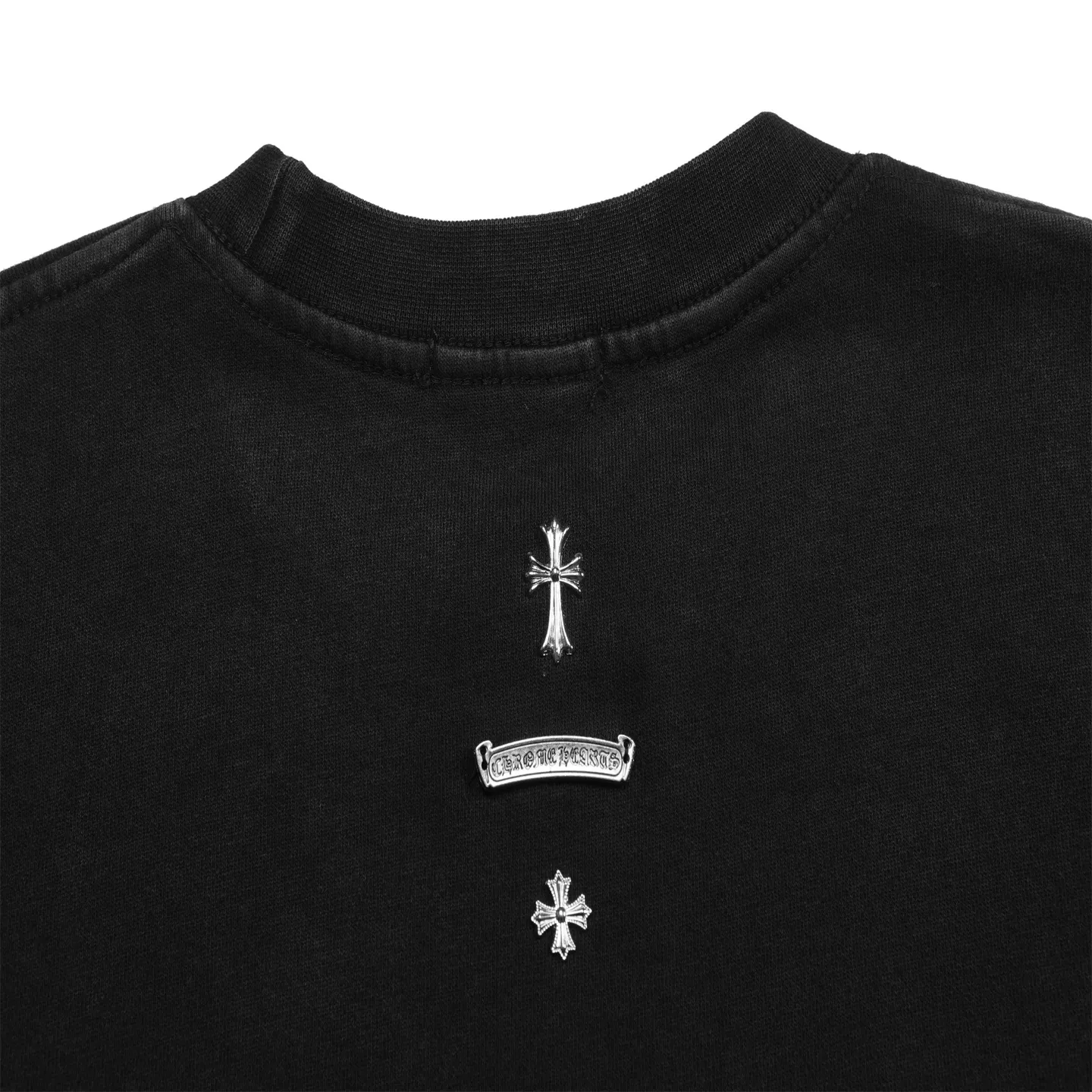 Studded Cross Crew-Neck Sweatshirt D12815936 — view 6