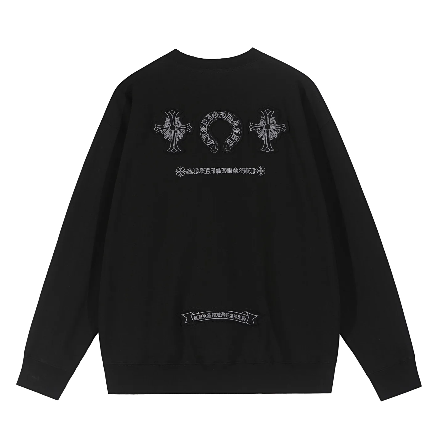 Logo-Patch Cotton-Blend Sweatshirt D10515935 — view 2