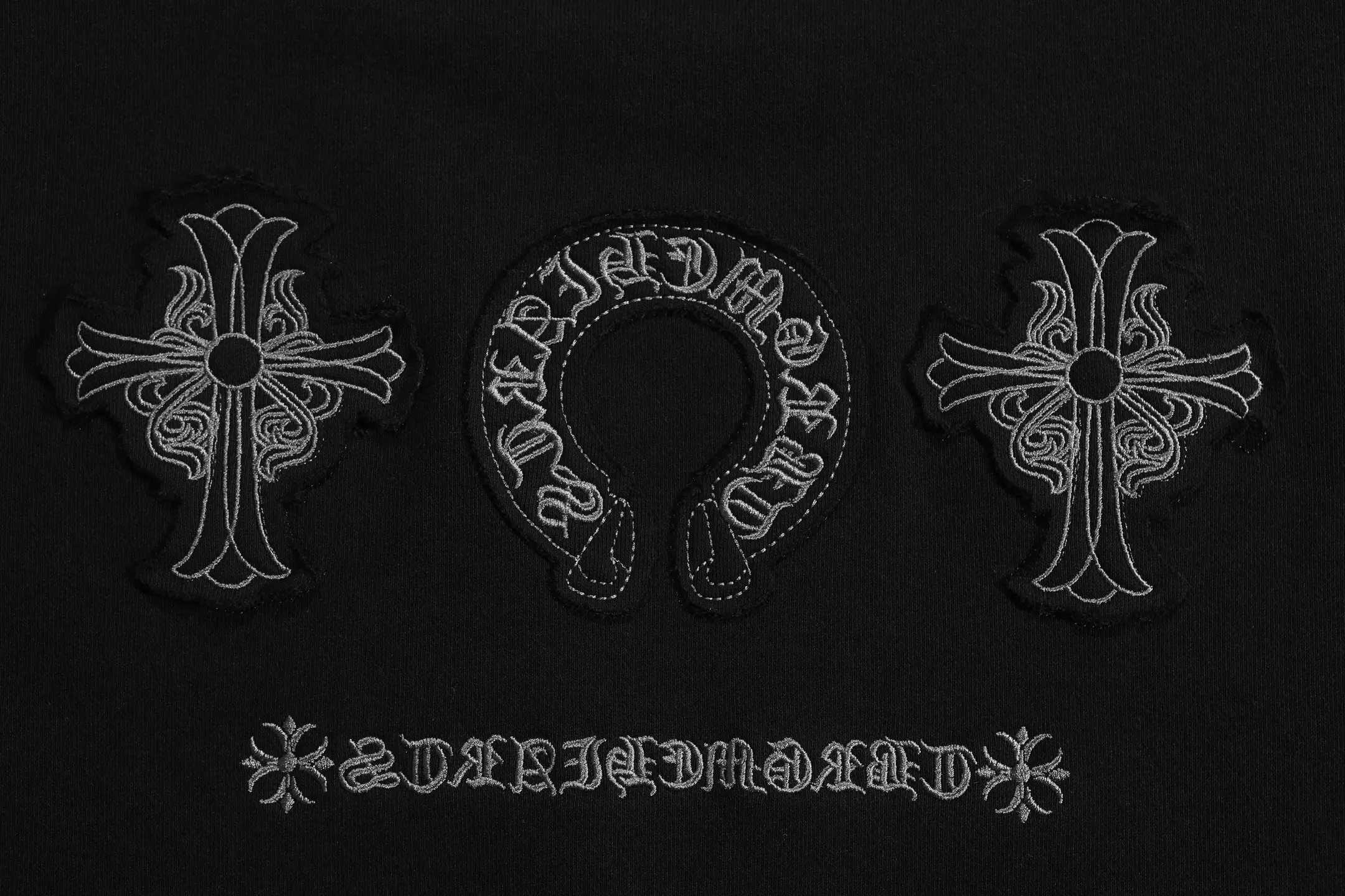 Logo-Patch Cotton-Blend Sweatshirt D10515935 — view 5