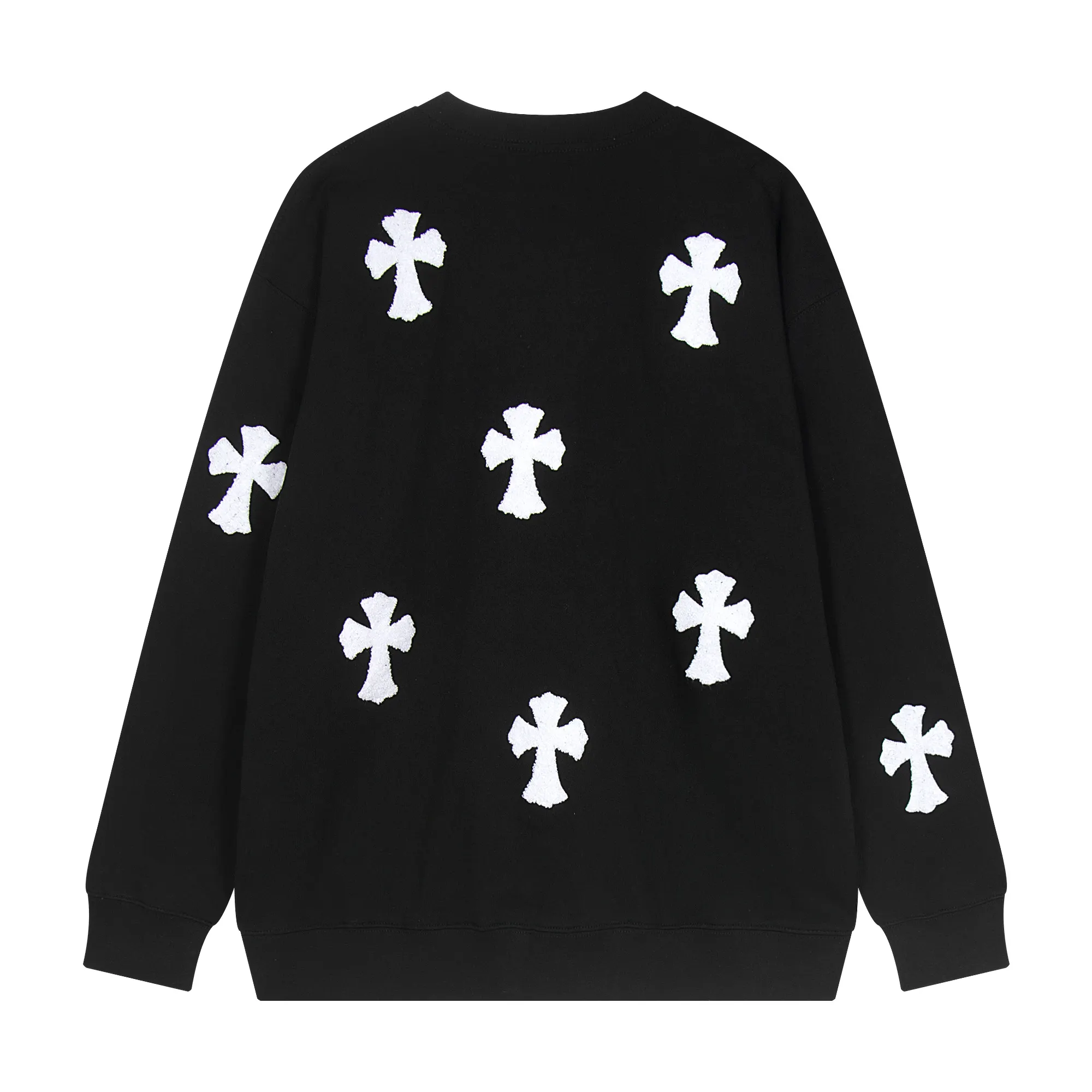 Cross Patch Chenille Embroidered Sweatshirt D10515933 — view 2