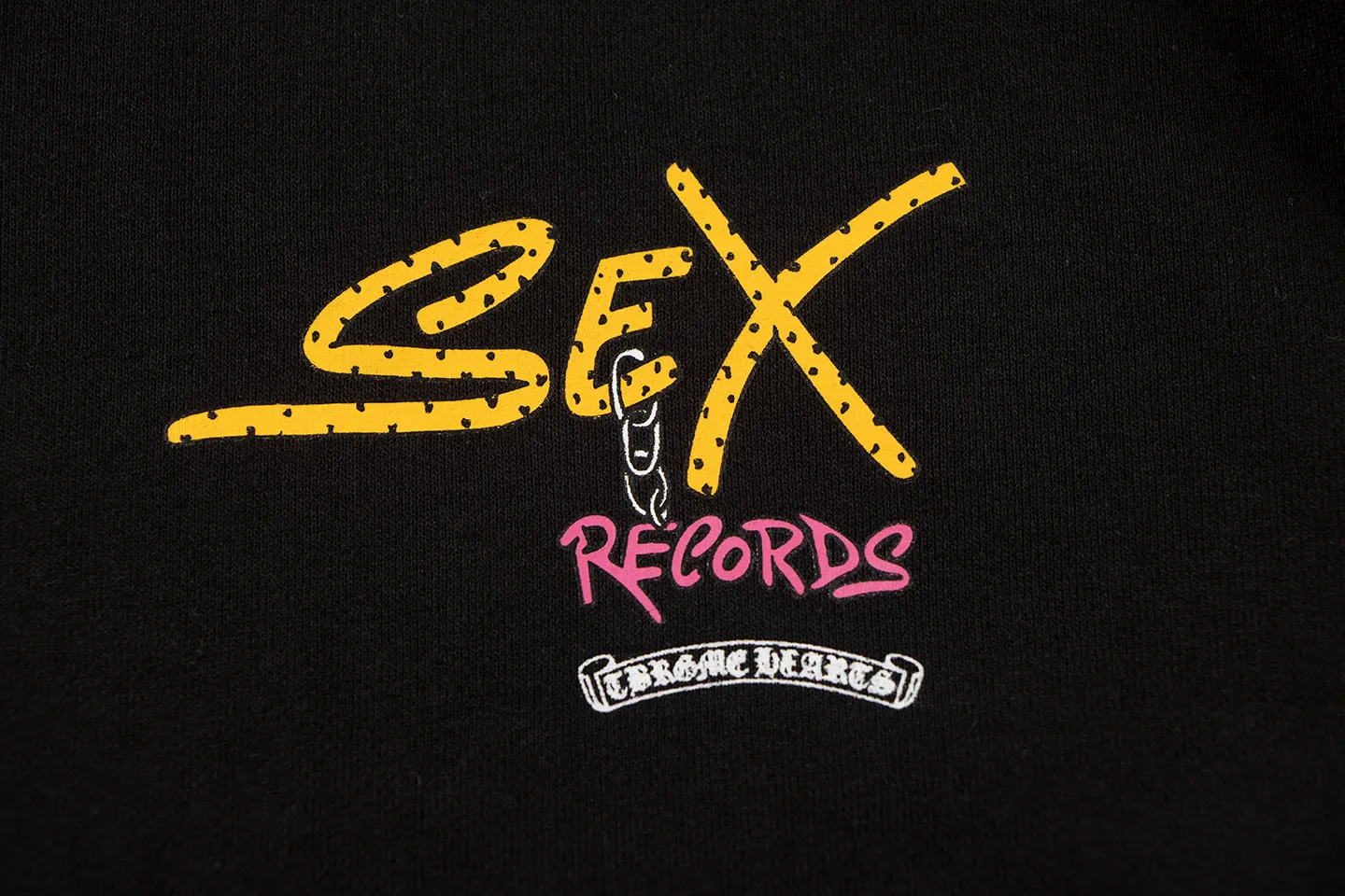 Sex Records Embroidered Cotton Hoodie D11515931 — view 6