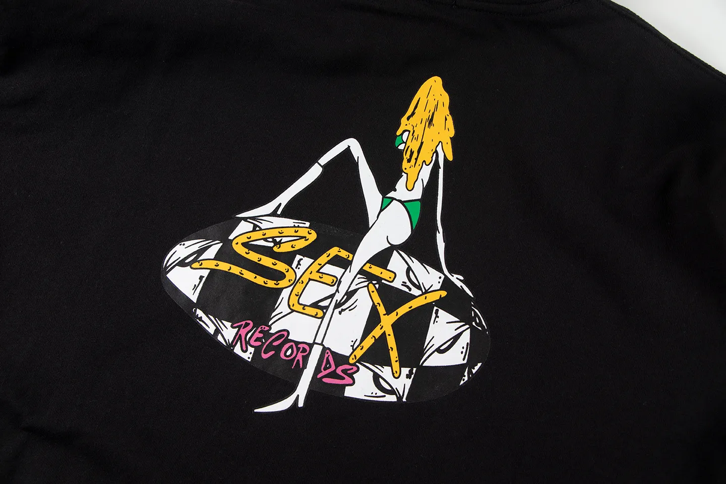 Sex Records Embroidered Cotton Hoodie D11515931 — view 8