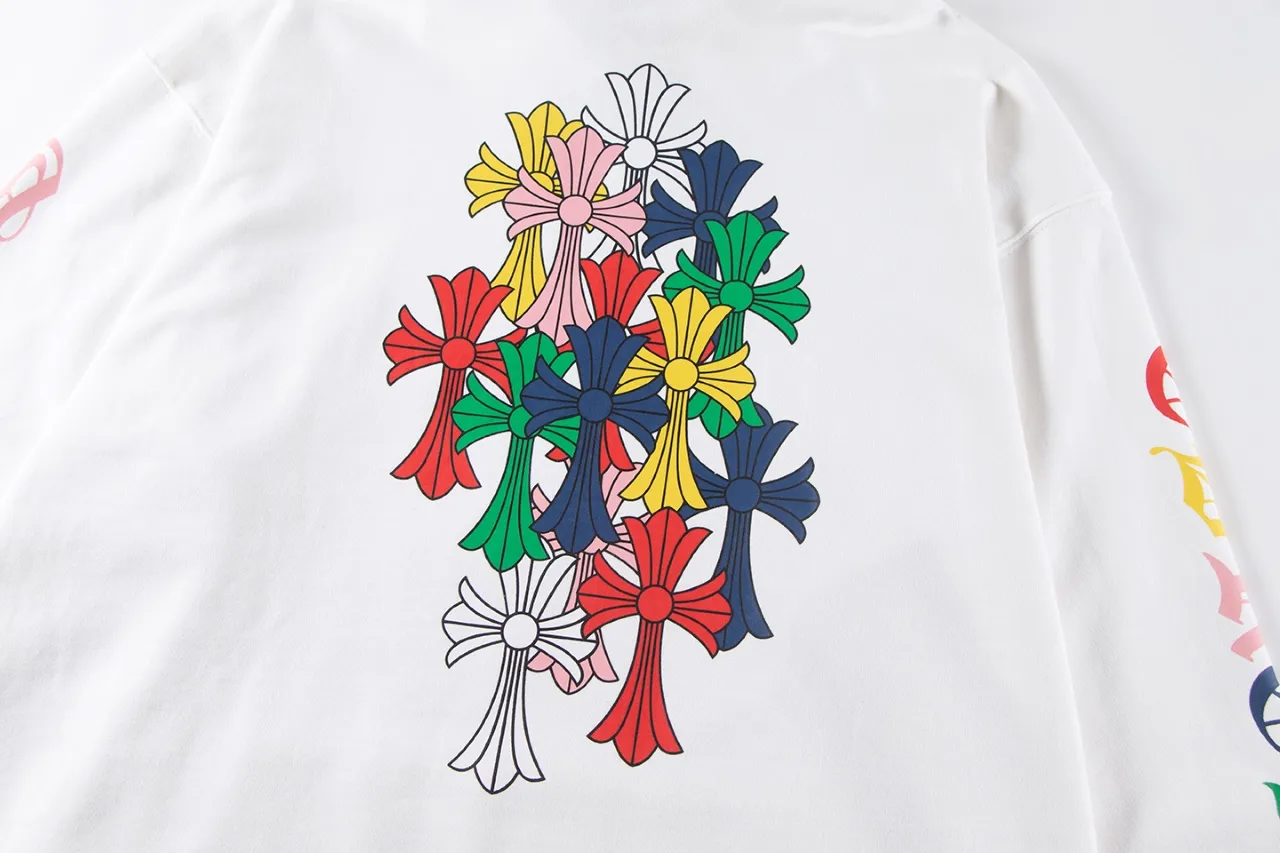Chrome Hearts Multi-Color Cross Logo Hoodie D12515929 — view 8