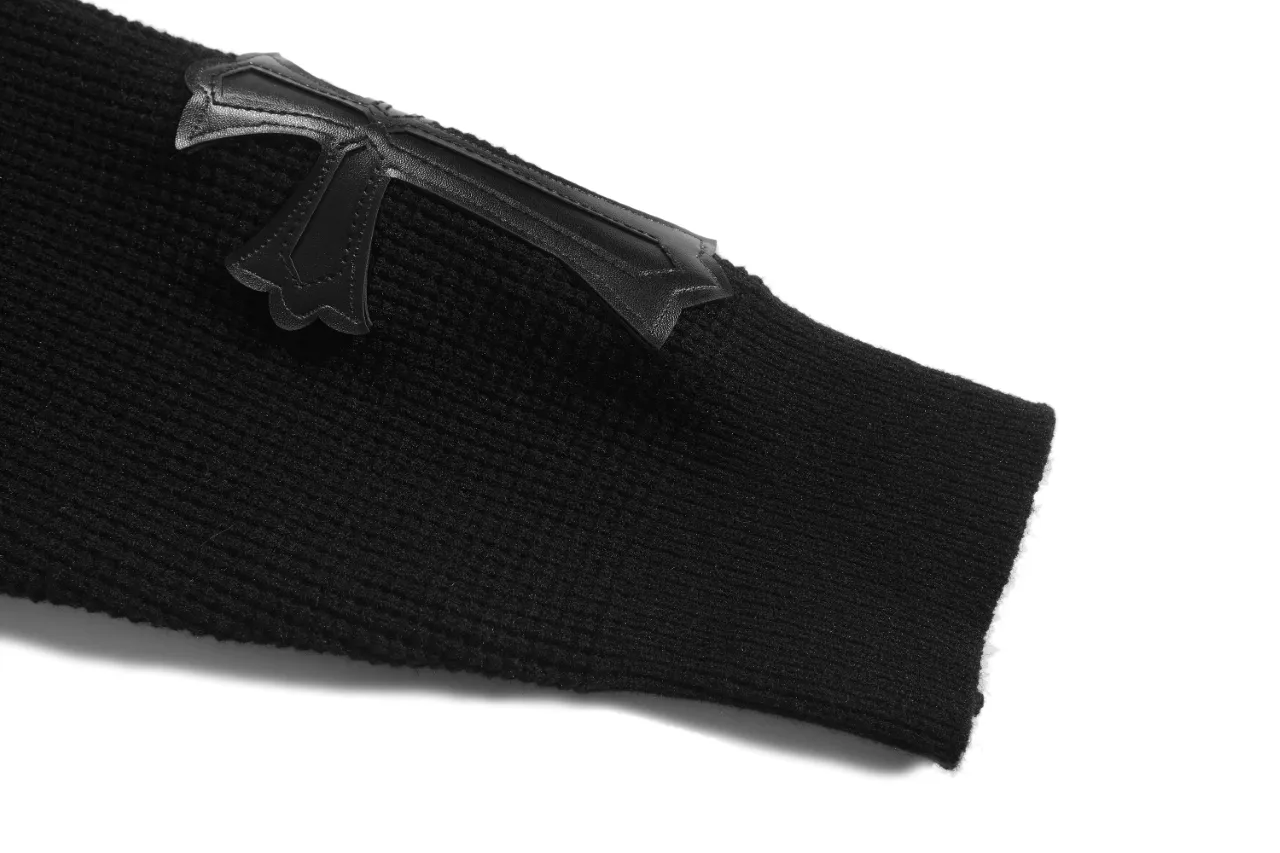 Cross Patch Waffle-Knit Sweater D10015926 — view 8
