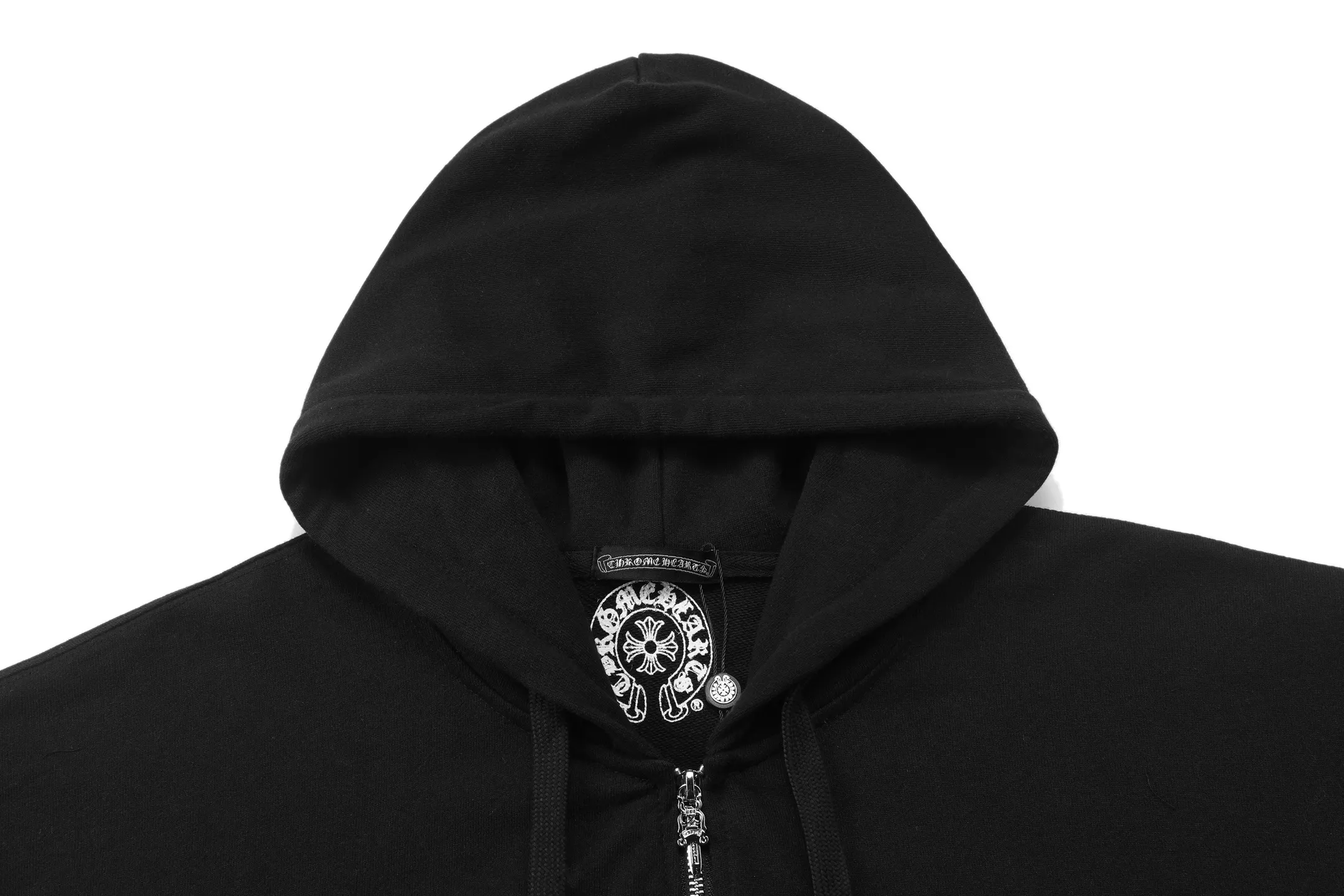 Chrome Hearts Horseshoe Logo Zip-Up Hoodie D13515924 — view 3