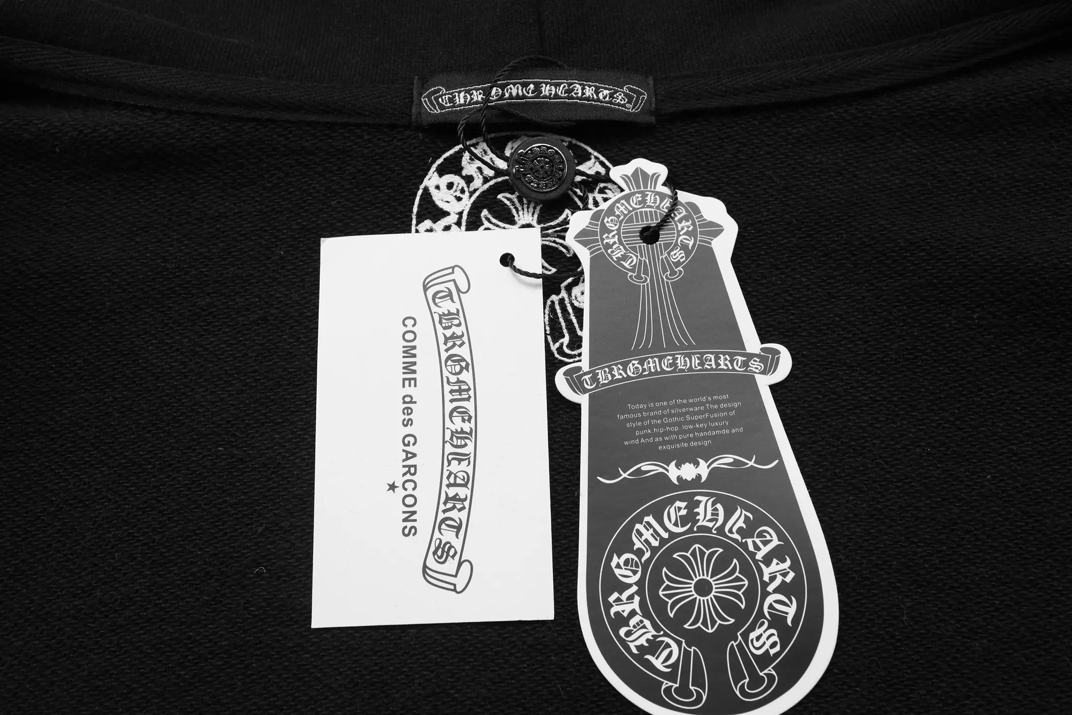 Chrome Hearts Horseshoe Logo Zip-Up Hoodie D13515924 — view 6