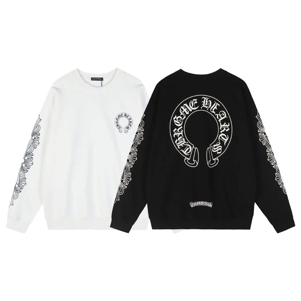 Horseshoe Logo Graphic Crew-Neck Sweatshirt D10515919