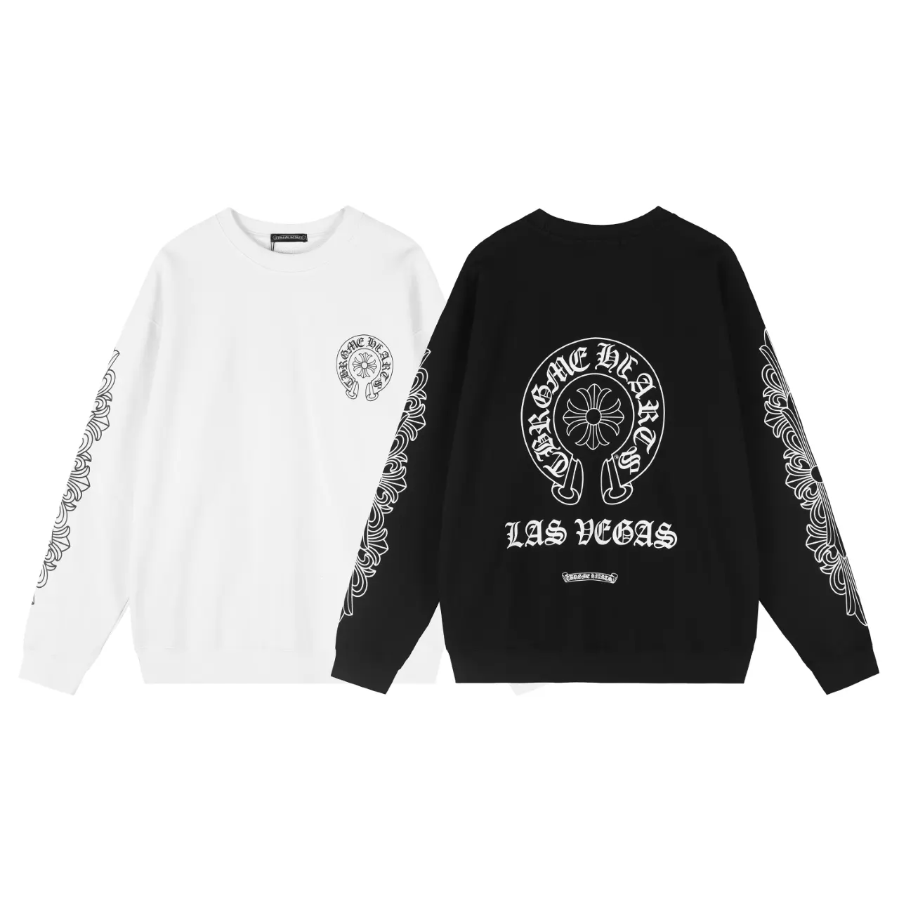 Horseshoe Logo Print Crew-Neck Sweatshirt D10515918