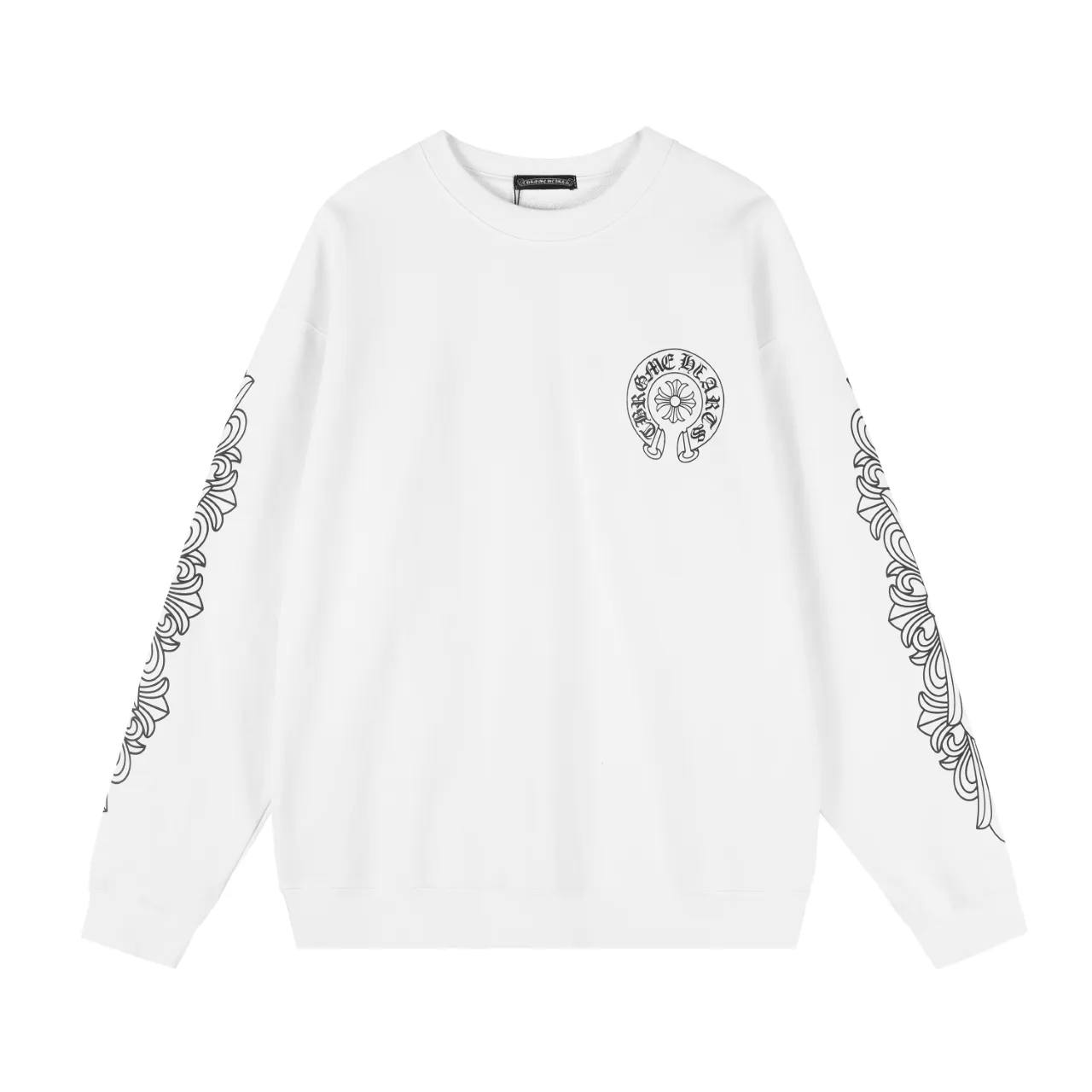 Horseshoe Logo Print Crew-Neck Sweatshirt D10515918 — view 3
