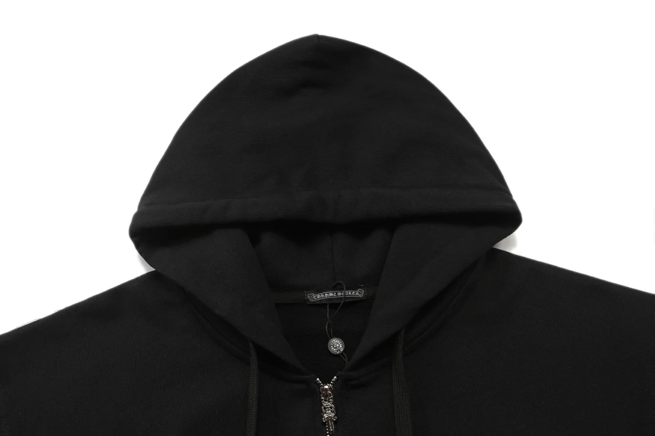 Logo-Print Zip-Up Hoodie D18512135 — view 3