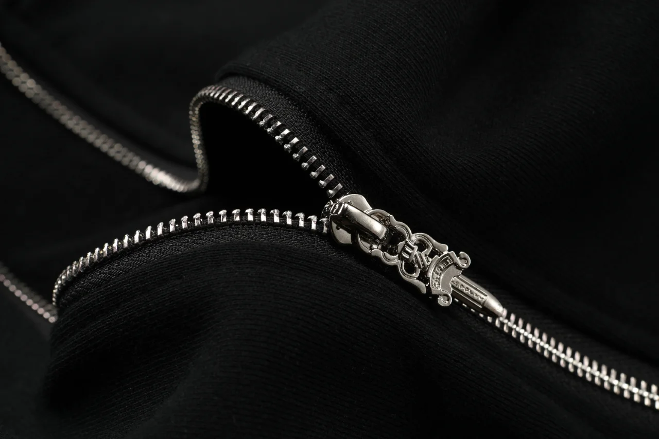Logo-Print Zip-Up Hoodie D18512135 — view 7