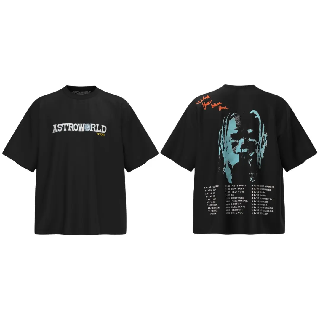 Astroworld Tour Graphic Print T-Shirt D7911944