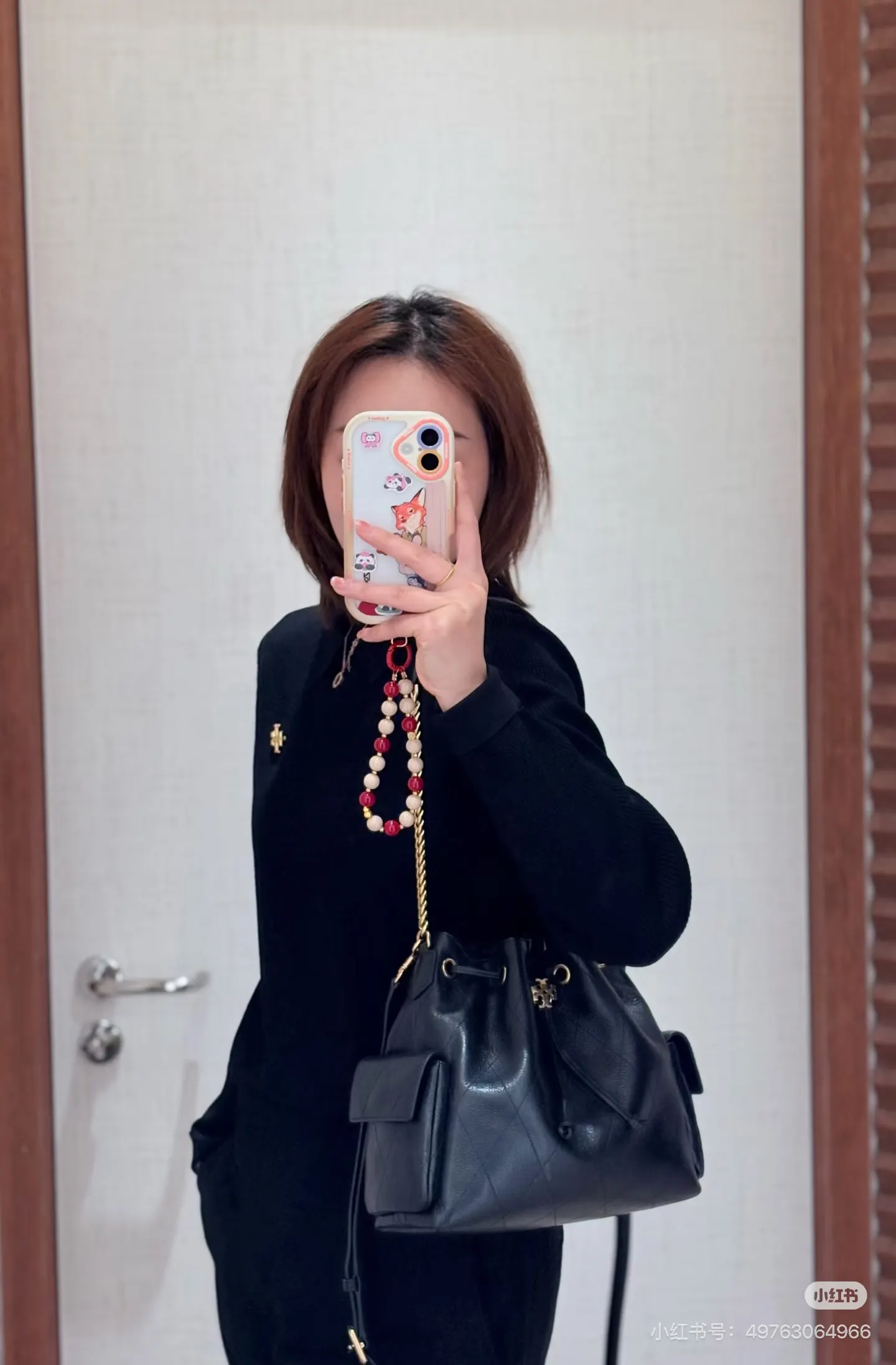 Charlie Quilted Leather Bucket Bag D35518028 — view 2