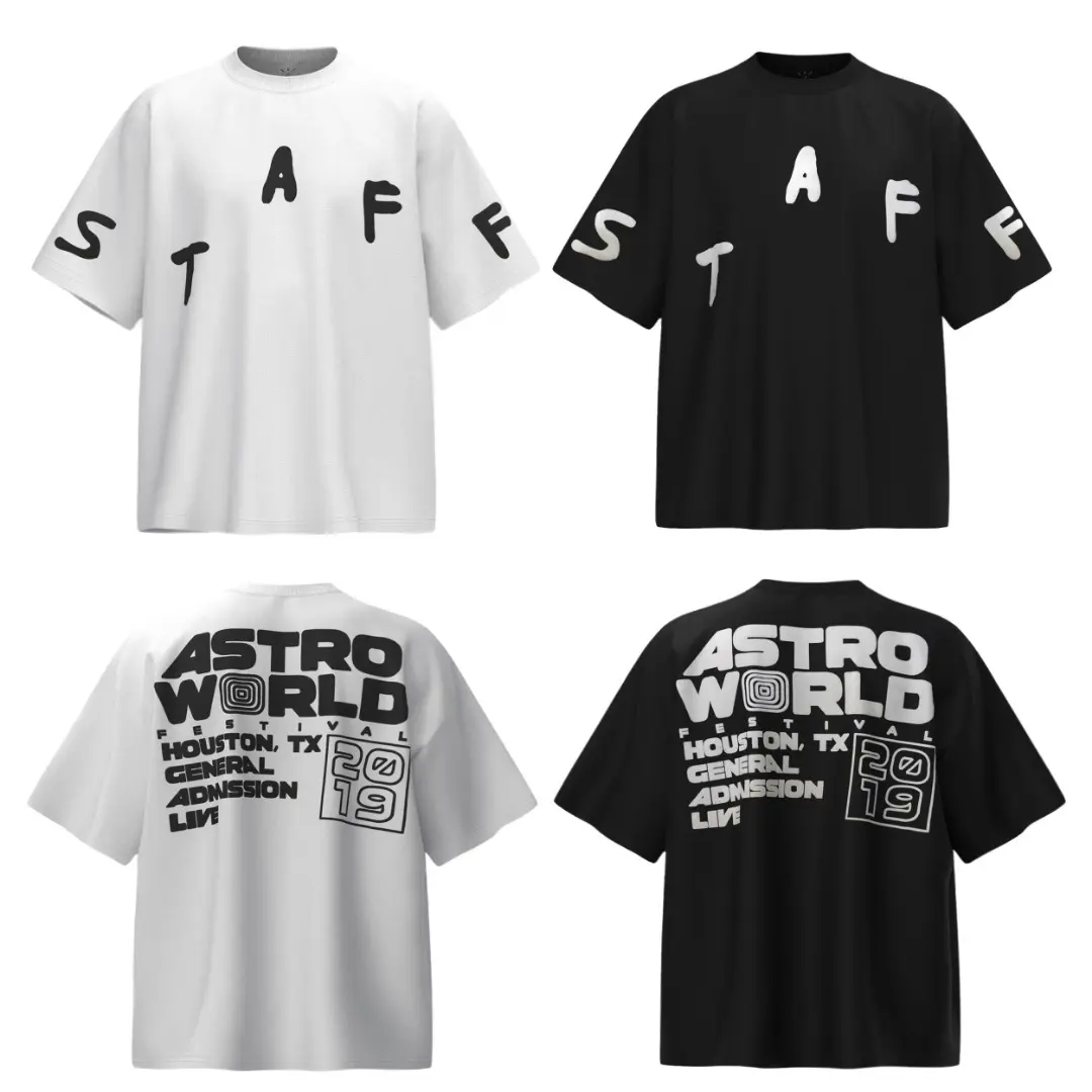 Cactus Jack Astroworld Festival Staff T-Shirt D7911945
