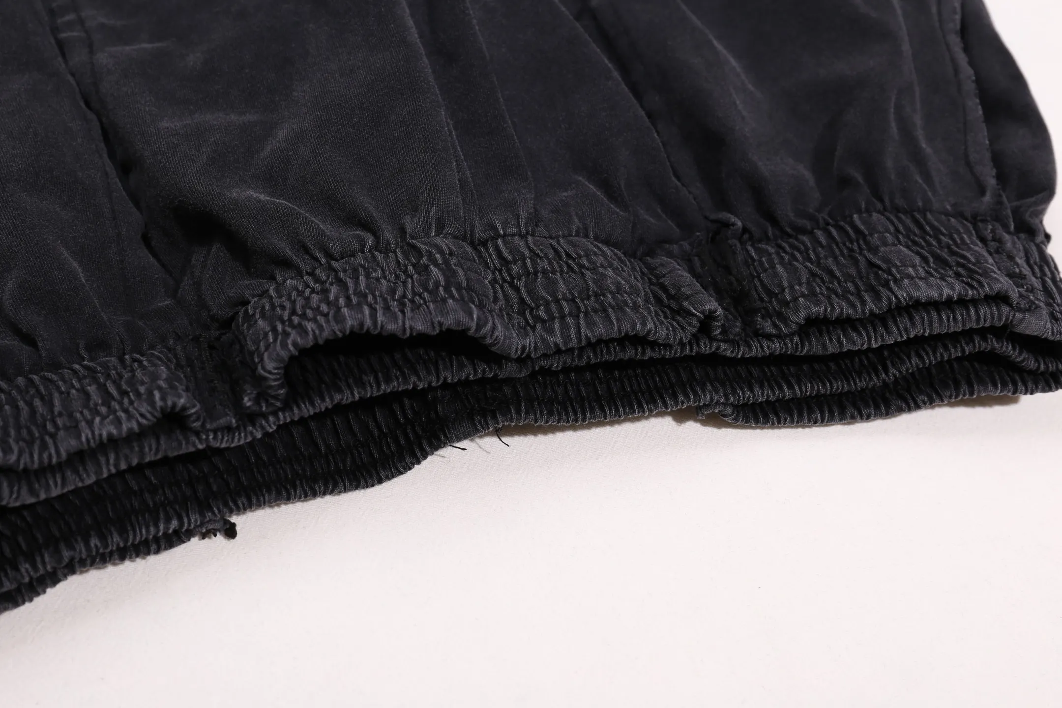 Panelled Washed Cotton Shorts D20013157 — view 14