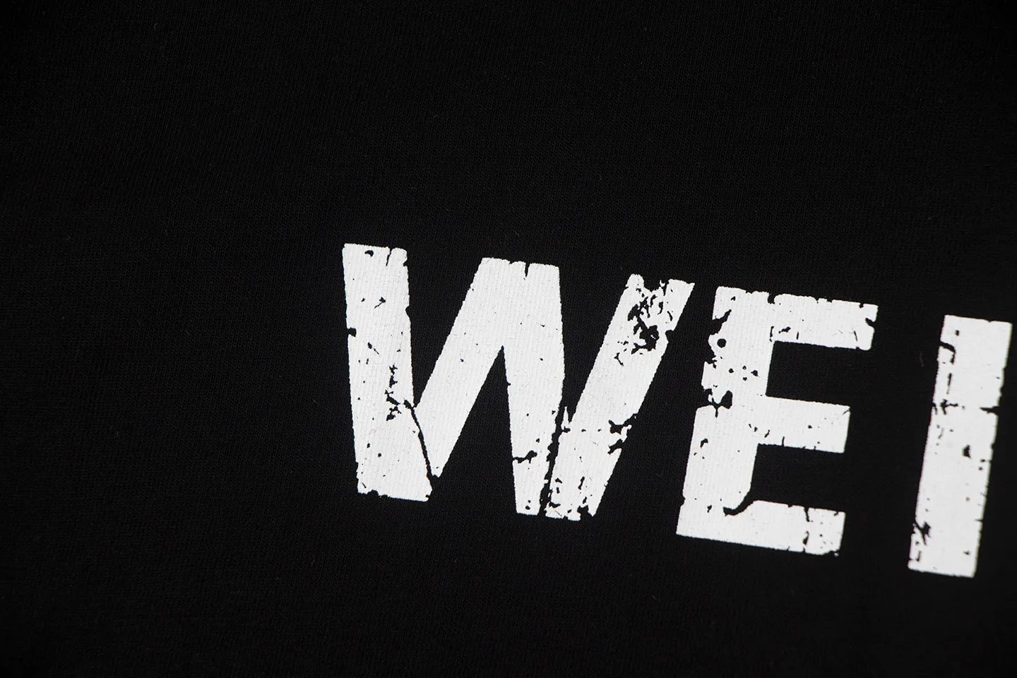 Distressed Logo Print Oversized T-Shirt D9011867 — view 5
