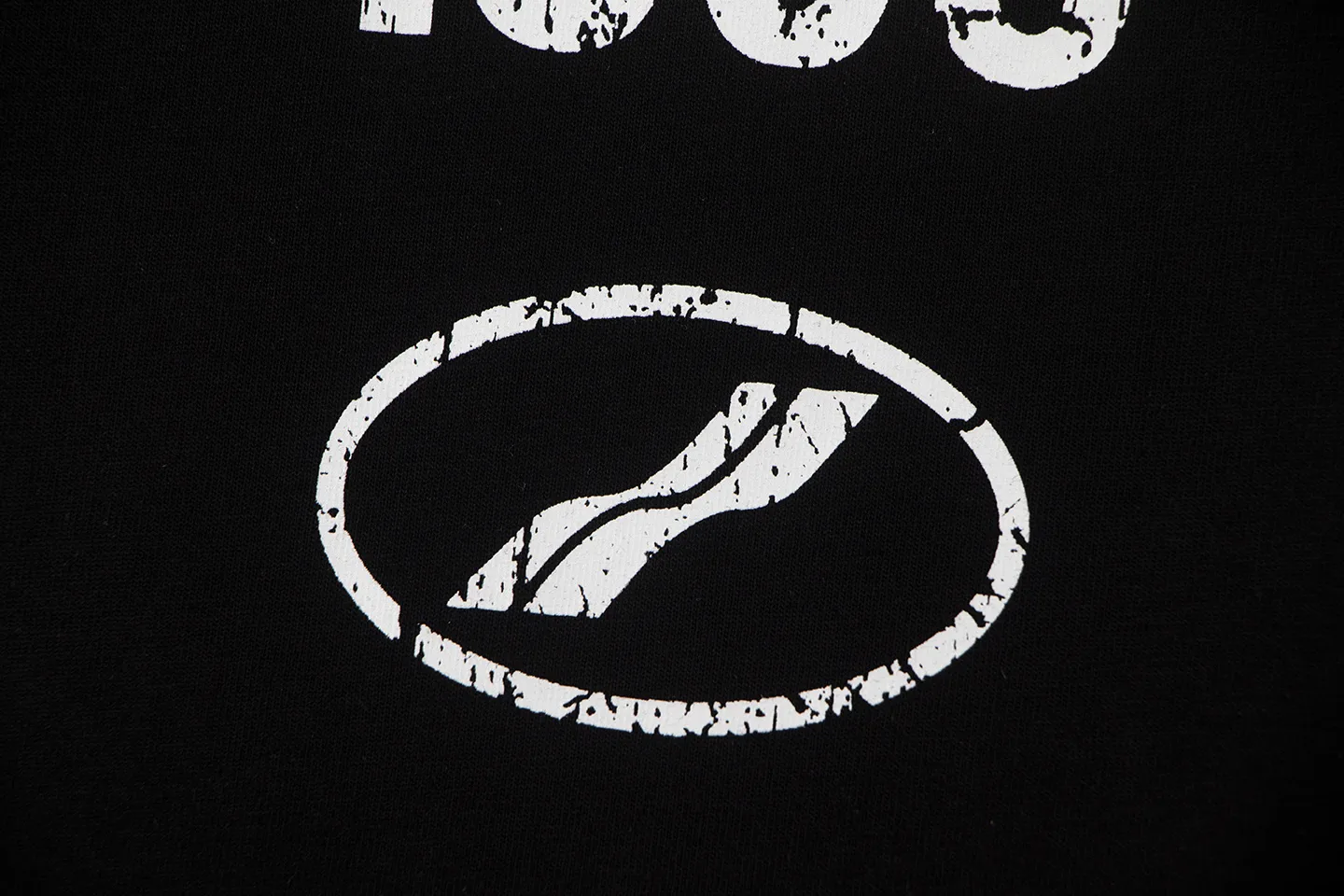 Distressed Logo Print Oversized T-Shirt D9011867 — view 6