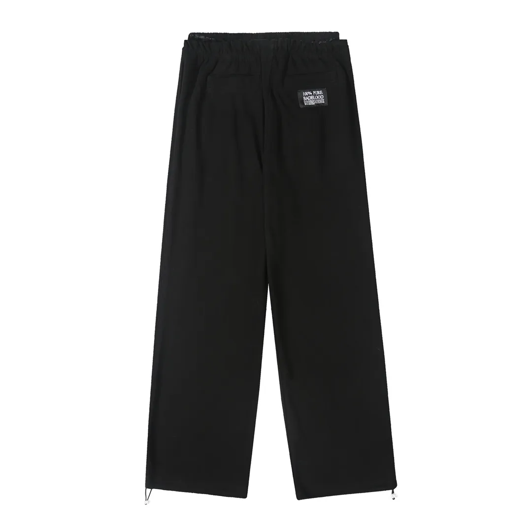 Embroidered Wide-Leg Sweatpants D9015998 — view 6