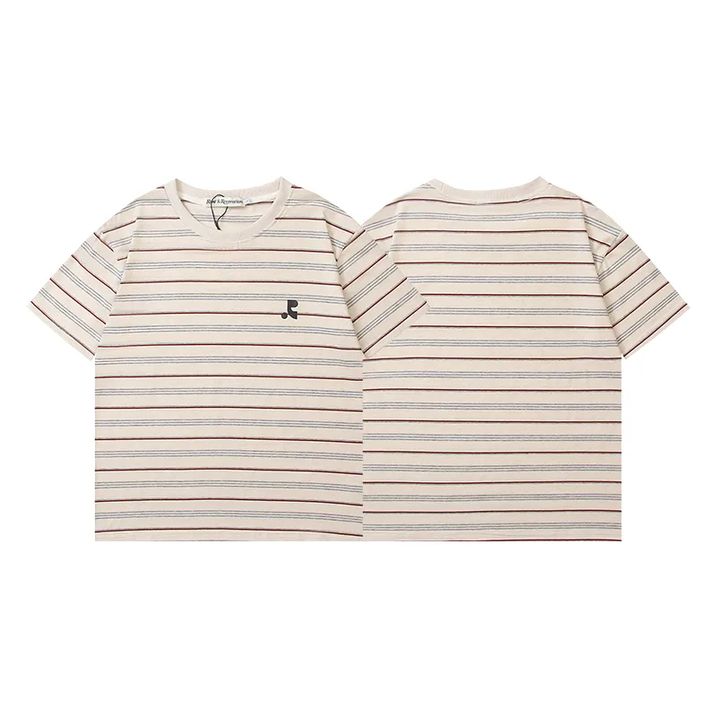 Striped Logo-Embroidered Cotton T-Shirt D4515997