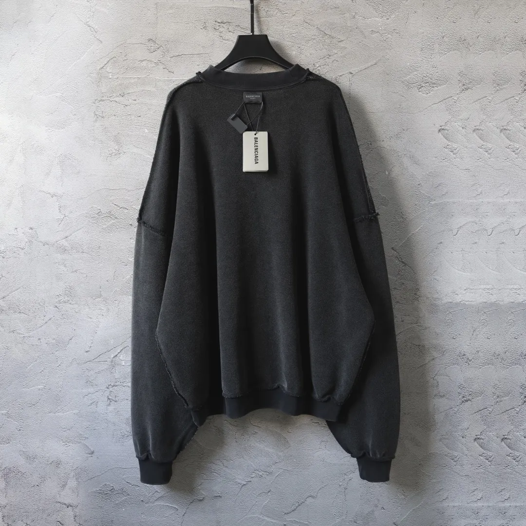 3B Logo Embroidered Inside-Out Sweatshirt D26922580 — view 2