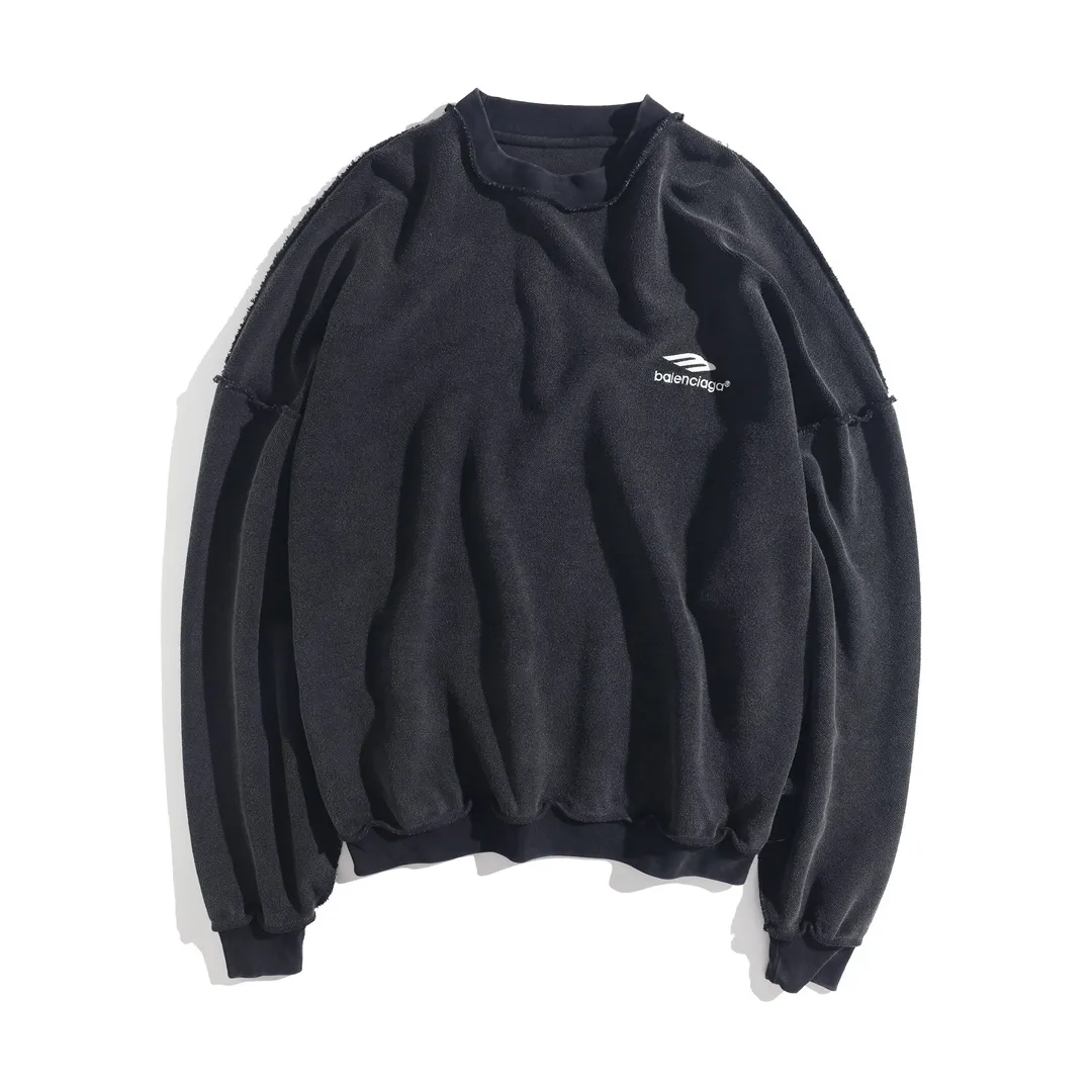 3B Logo Embroidered Inside-Out Sweatshirt D26922580 — view 10