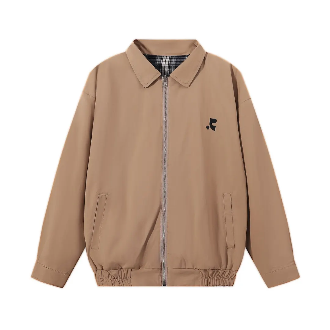 Reversible Plaid Harrington Jacket D11816012 — view 2