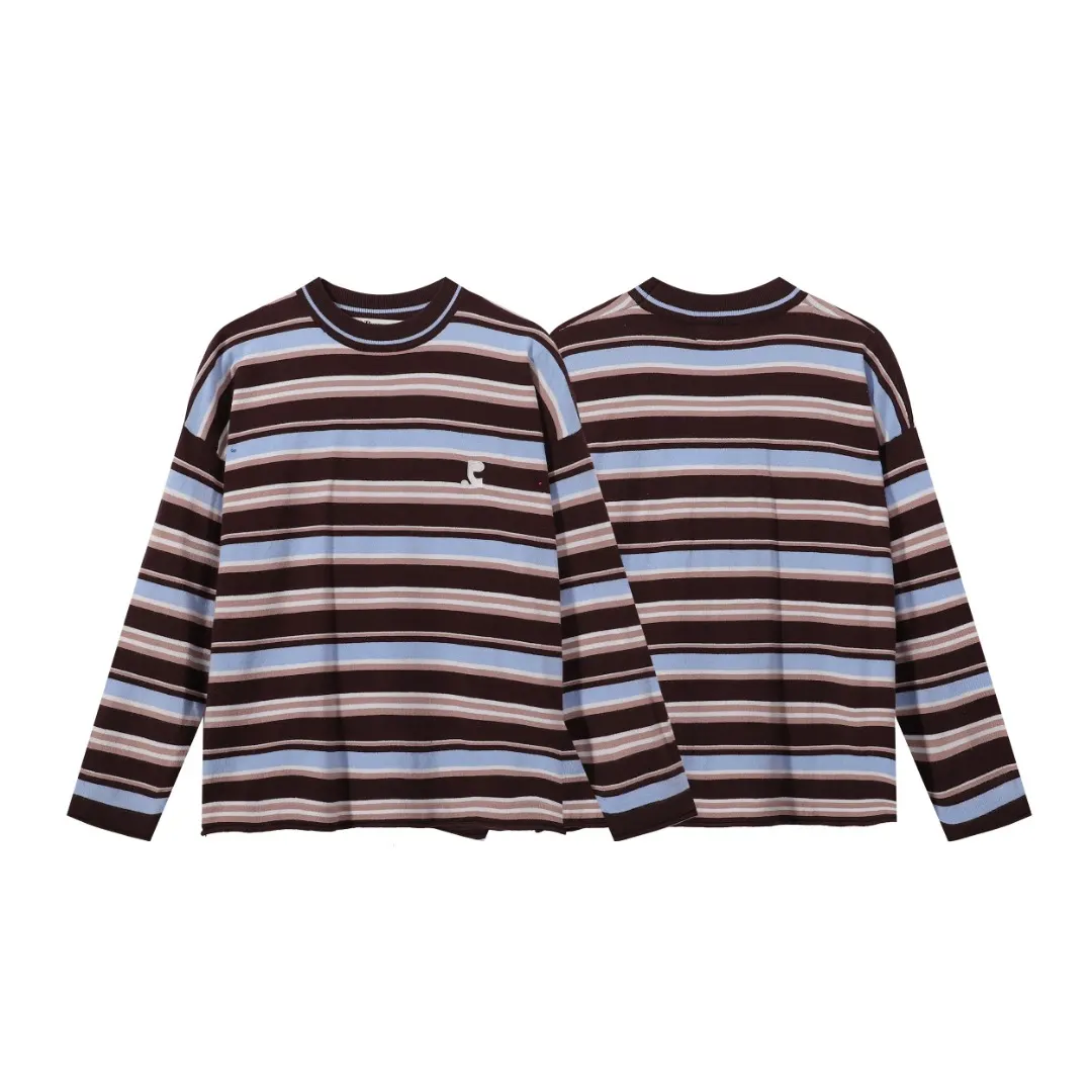 Striped Long-Sleeve Cotton T-Shirt D7516010