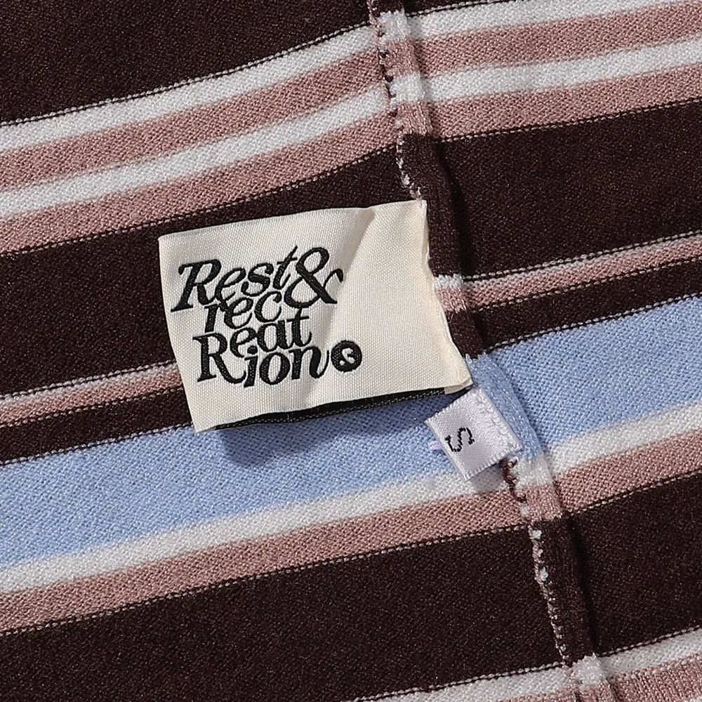 Striped Long-Sleeve Cotton T-Shirt D7516010 — view 9