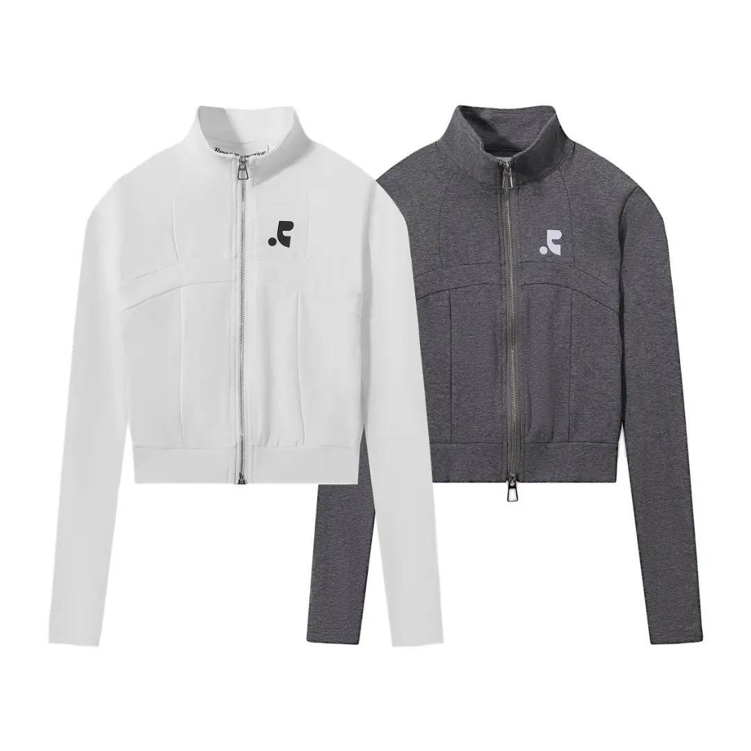 Rest&Recreation Cropped Two-Way Zip Track Jacket D6816008