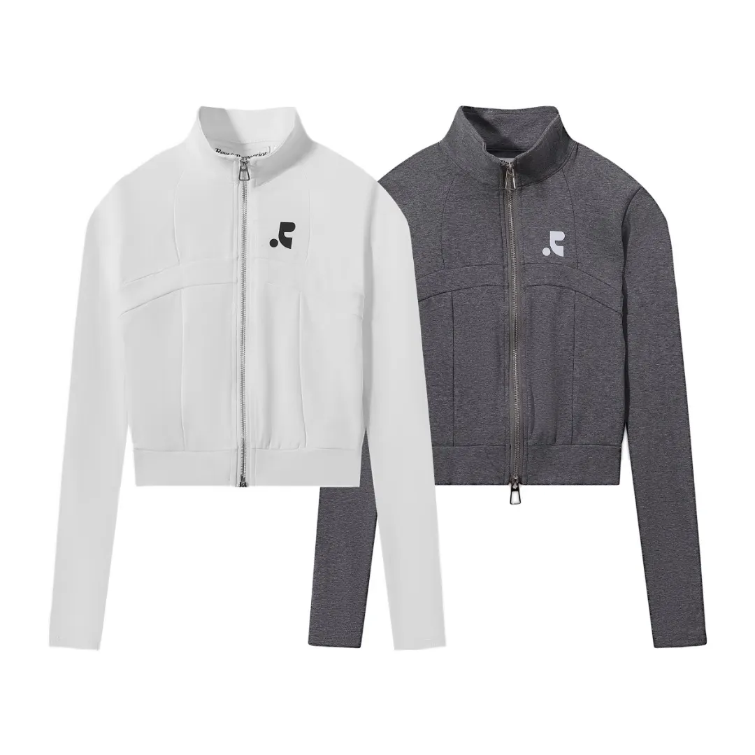 Rest&Recreation Cropped Two-Way Zip Track Jacket D6816008
