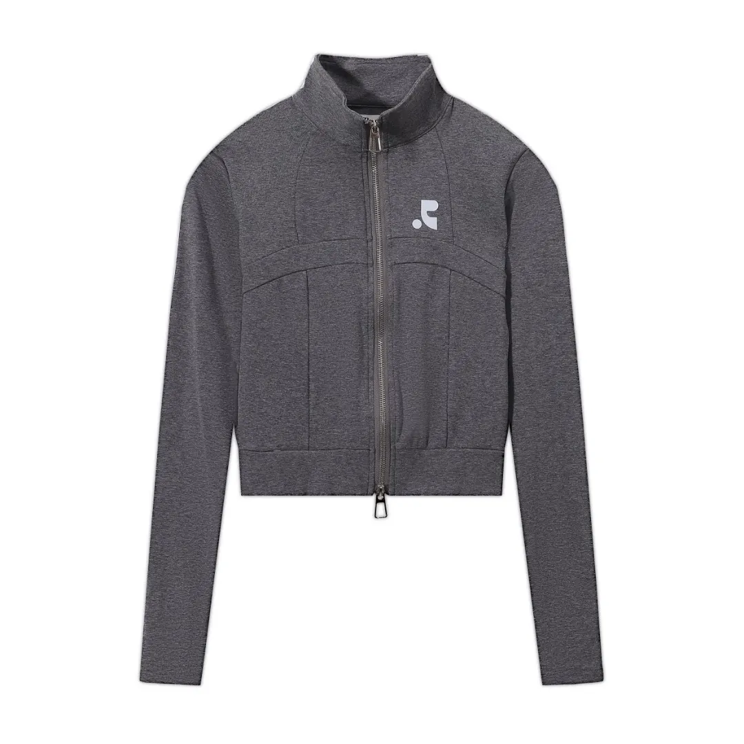 Rest&Recreation Cropped Two-Way Zip Track Jacket D6816008 — view 4