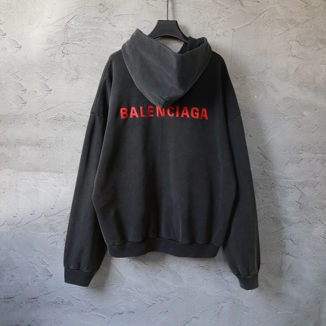 Logo Embroidered Zip-Up Hoodie D29920087 — view 2