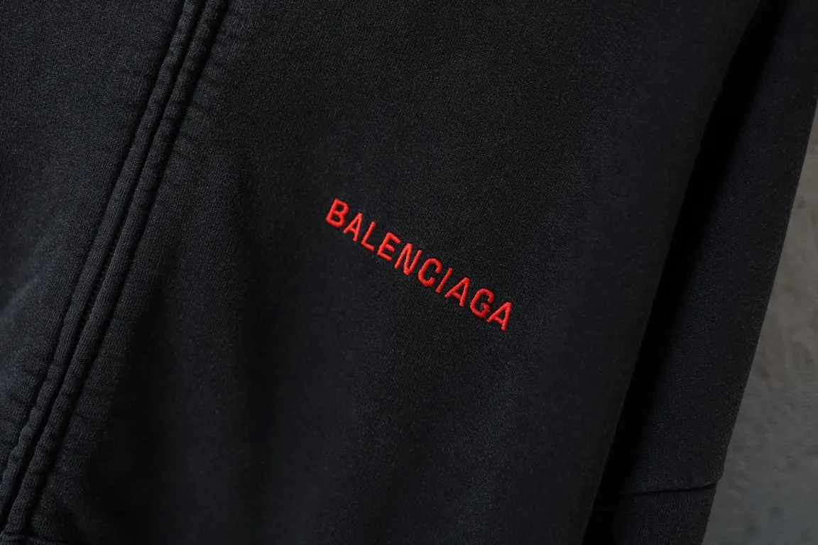 Logo Embroidered Zip-Up Hoodie D29920087 — view 3