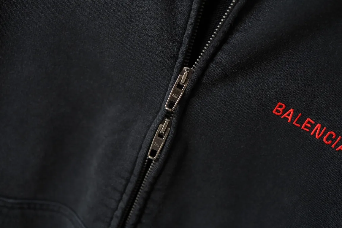 Logo Embroidered Zip-Up Hoodie D29920087 — view 5