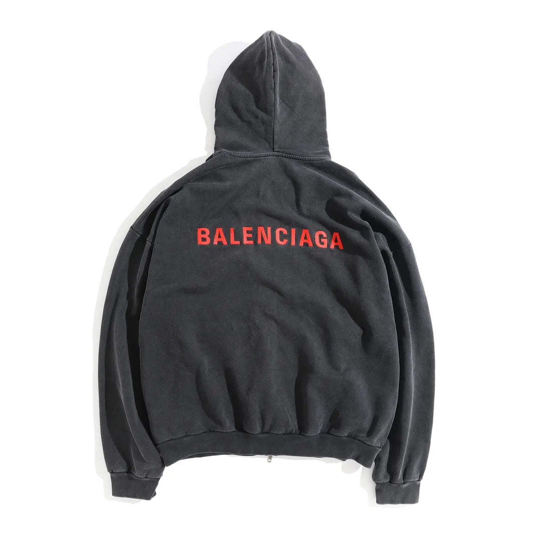 Logo Embroidered Zip-Up Hoodie D29920087 — view 11