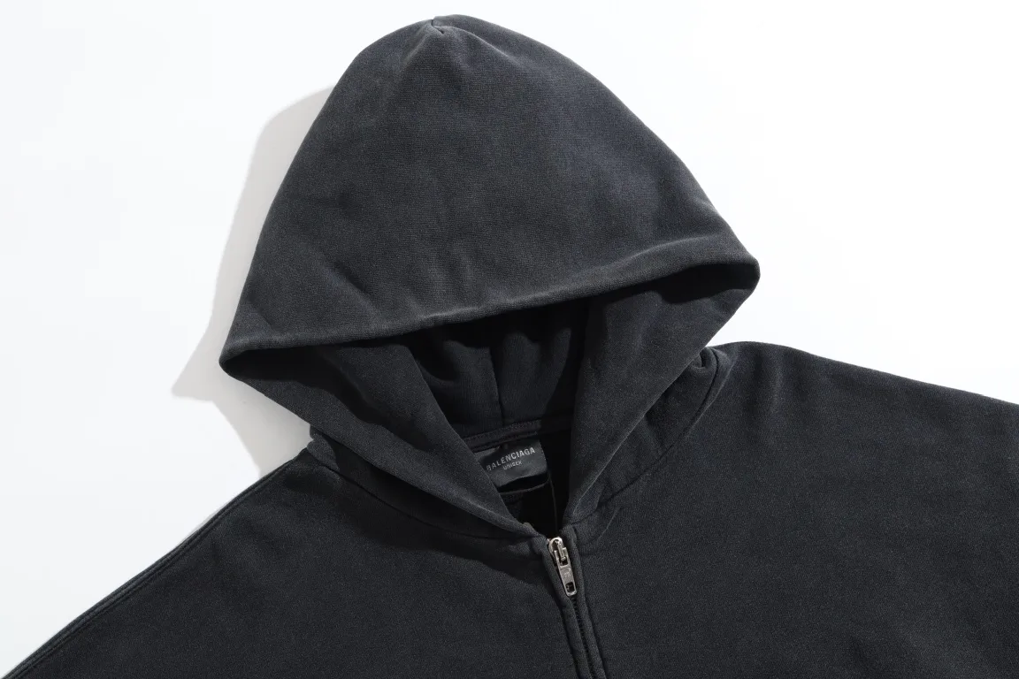 Logo Embroidered Zip-Up Hoodie D29920087 — view 14