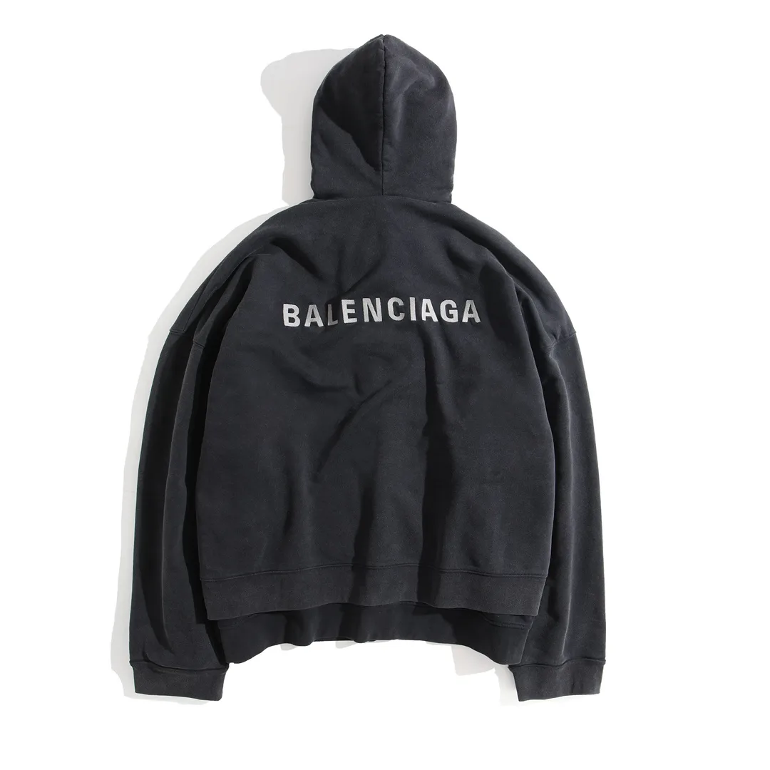 Logo-Embroidered Layered Zip-Up Hoodie D49922571 — view 2