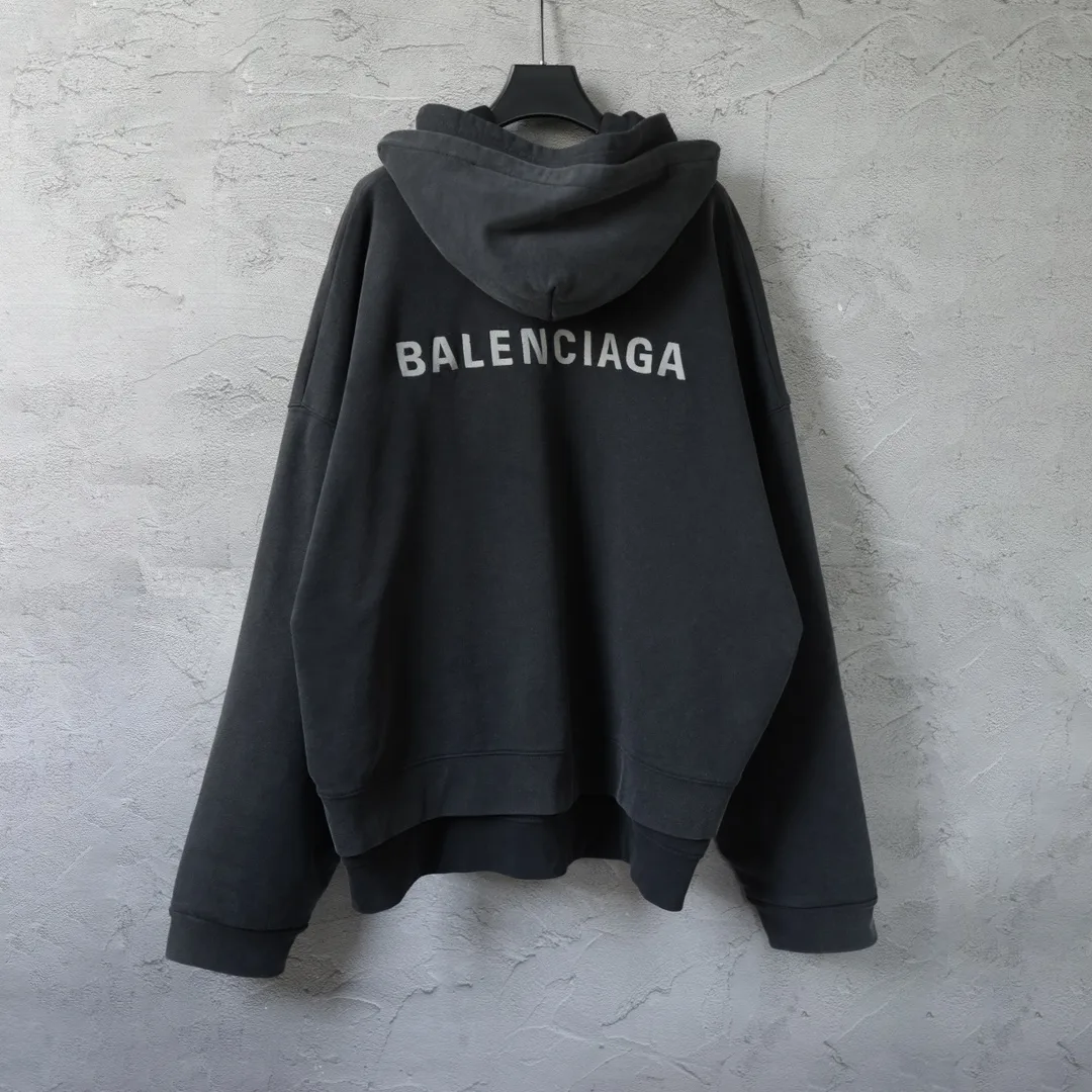 Logo-Embroidered Layered Zip-Up Hoodie D49922571 — view 11