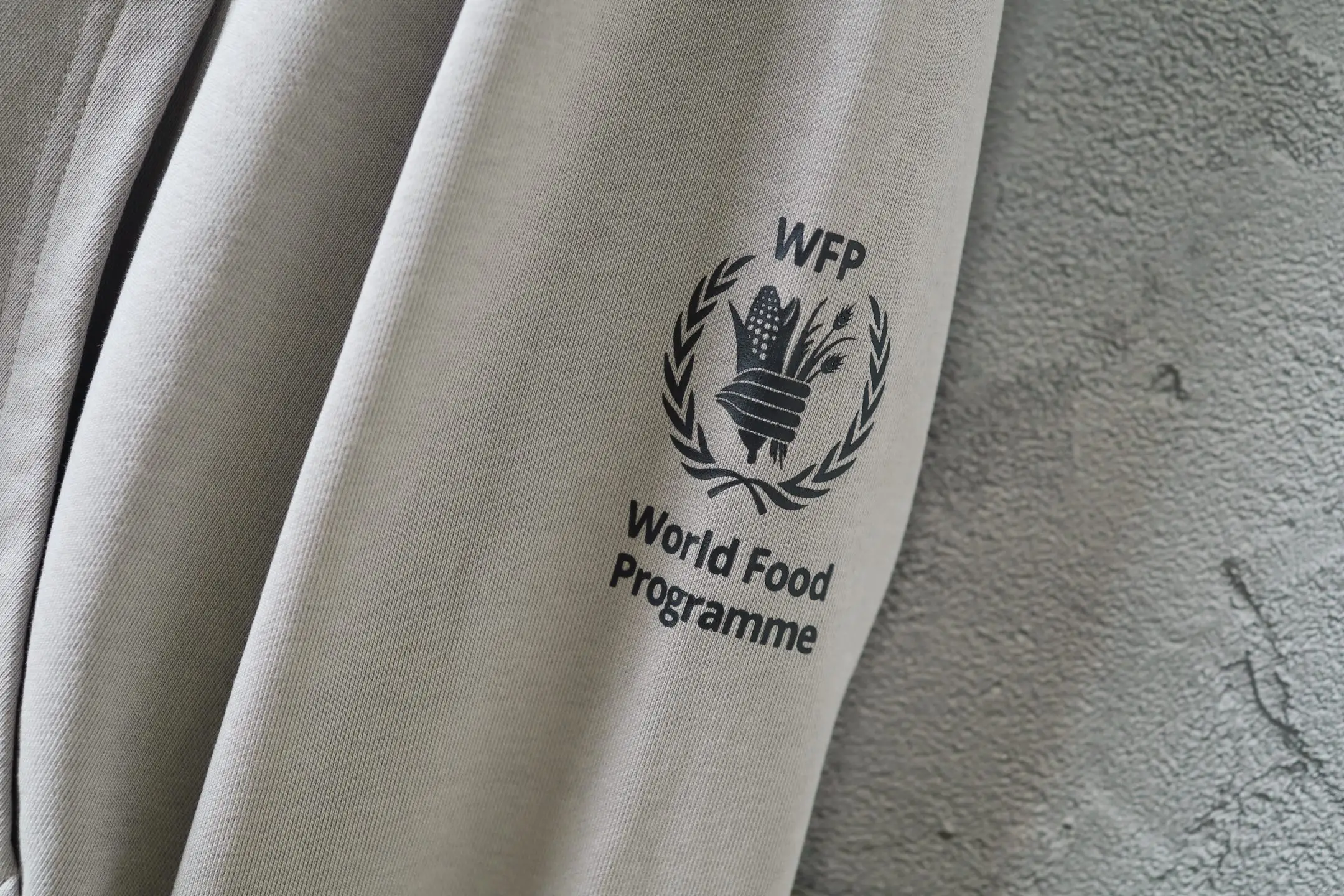 WFP Logo Print Zip-Up Hoodie D29922606 — view 7