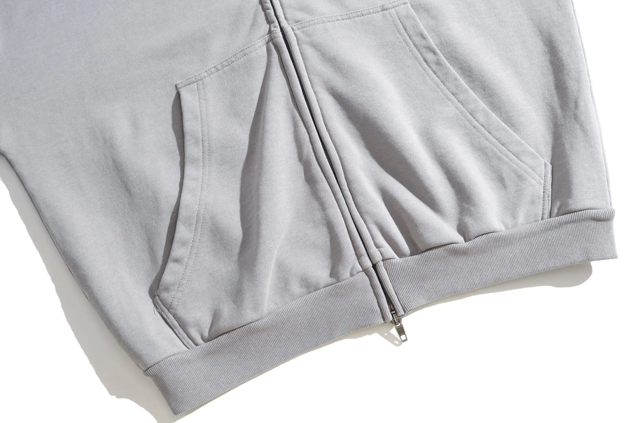 WFP Logo Print Zip-Up Hoodie D29922606 — view 15