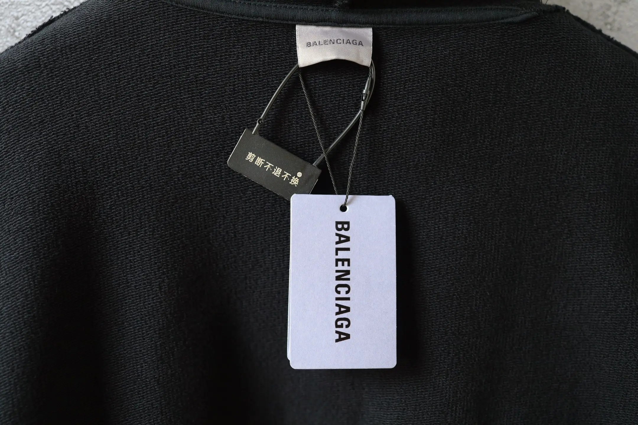 Logo Print Zip-Up Jersey Hoodie D29922605 — view 9