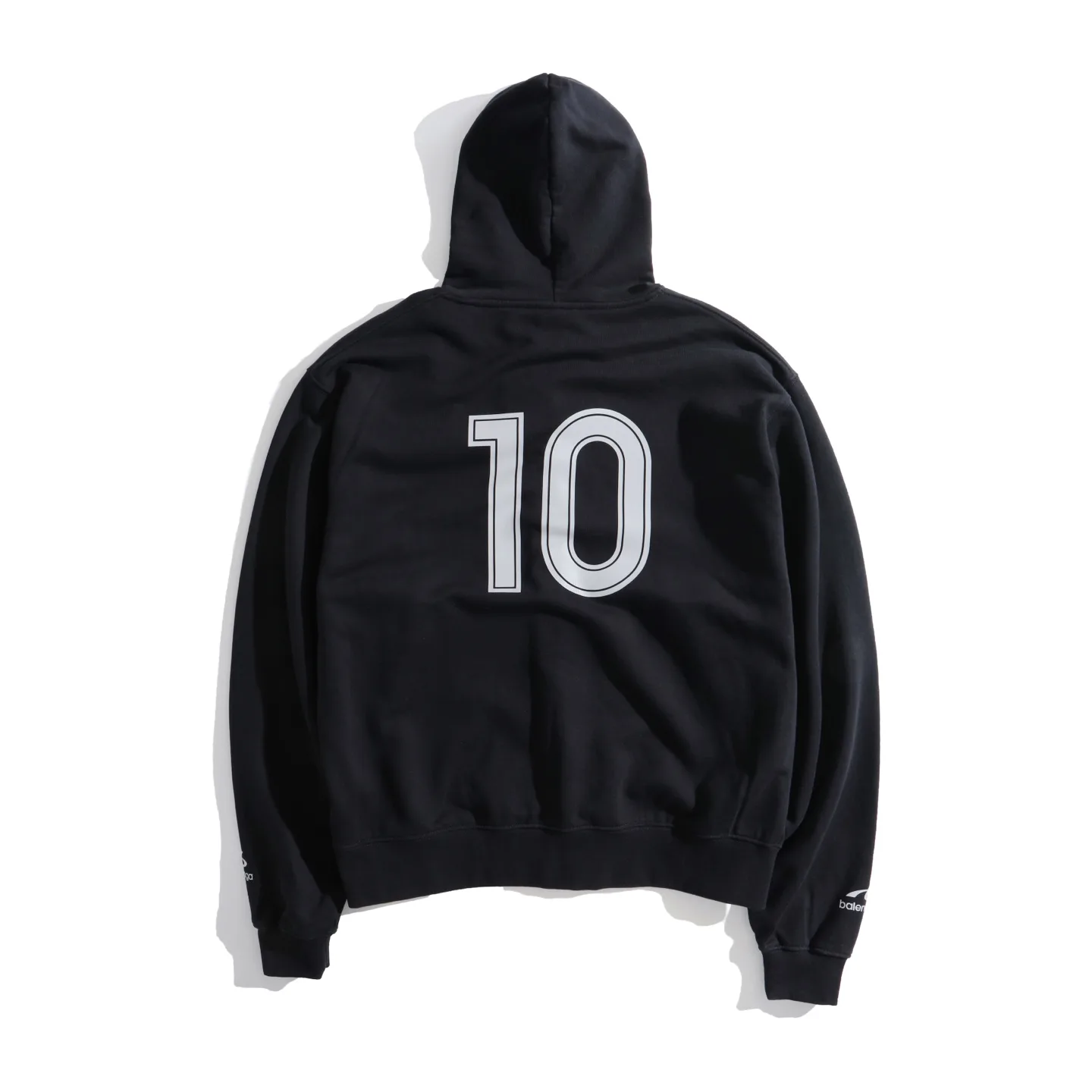 Logo Print Zip-Up Jersey Hoodie D29922605 — view 11