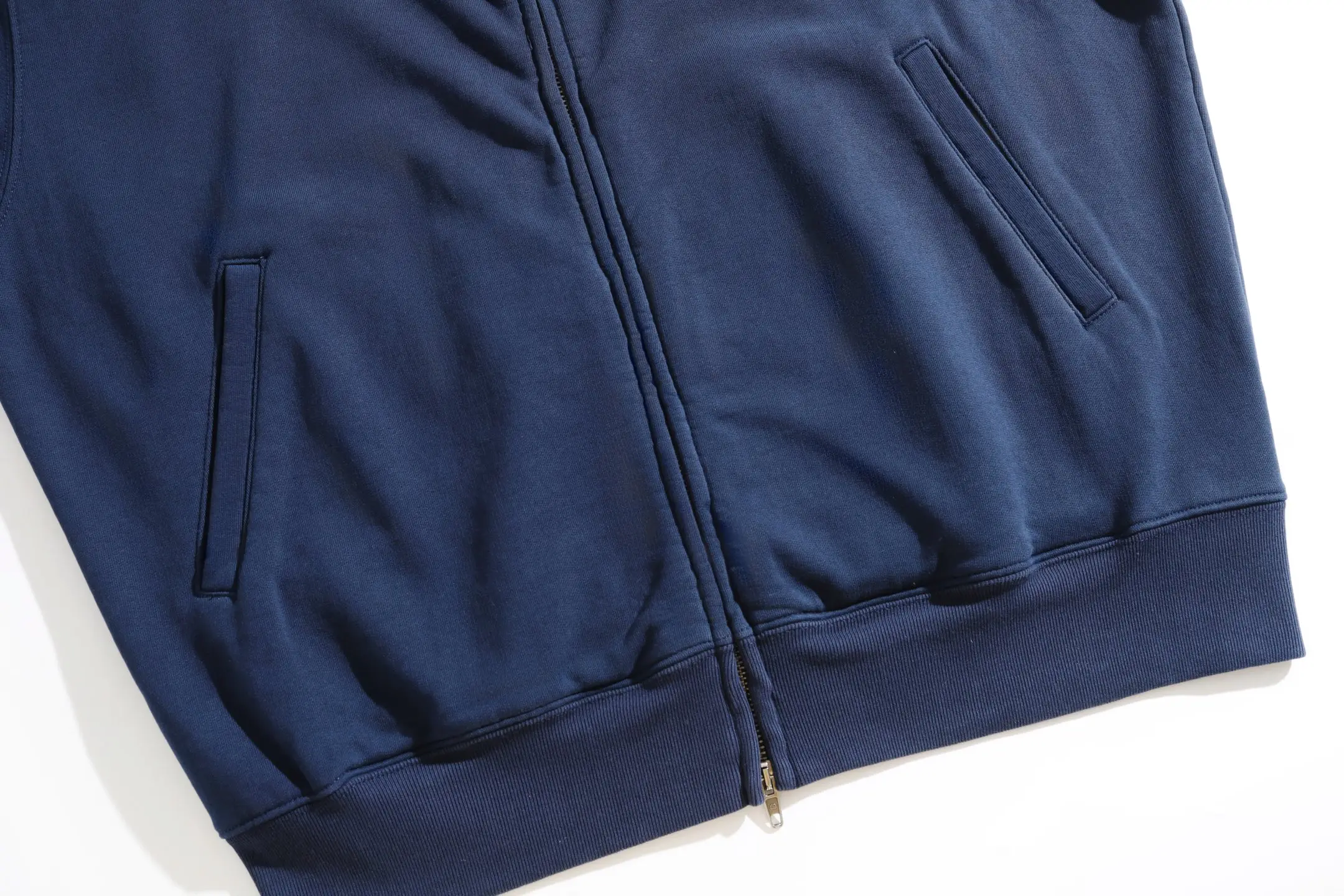 Tape Logo Zip-Up Cotton Hoodie D29922608 — view 6